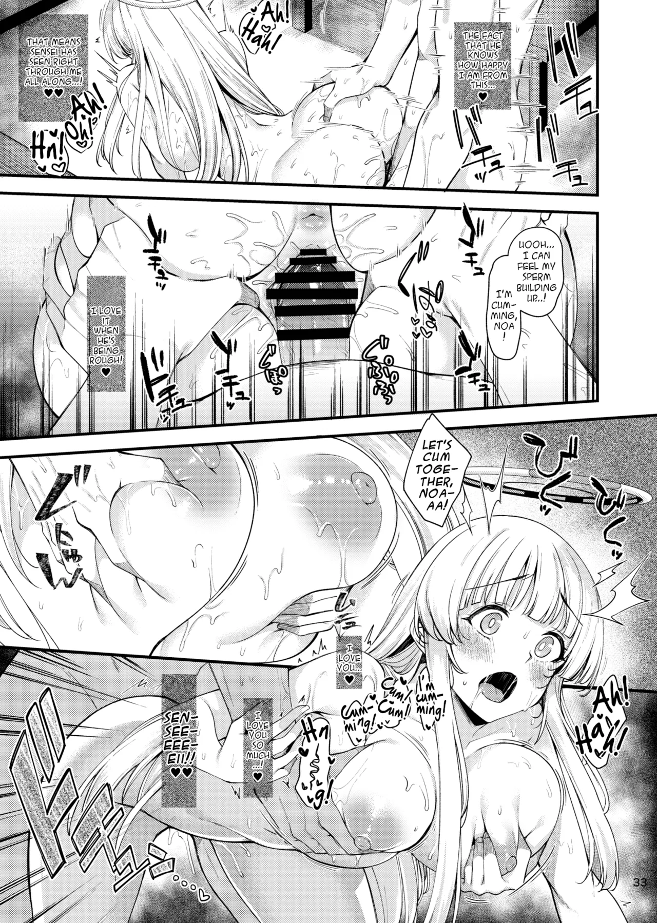 [Ryuukakusan Nodoame (Gokubuto Mayuge)] Sensei, Ippai Kiroku shite Kudasai ne | Sensei, Let's make a lot of records, okay? (Blue Archive) [Digital] [English] [DeppoTL] 图片编号 32