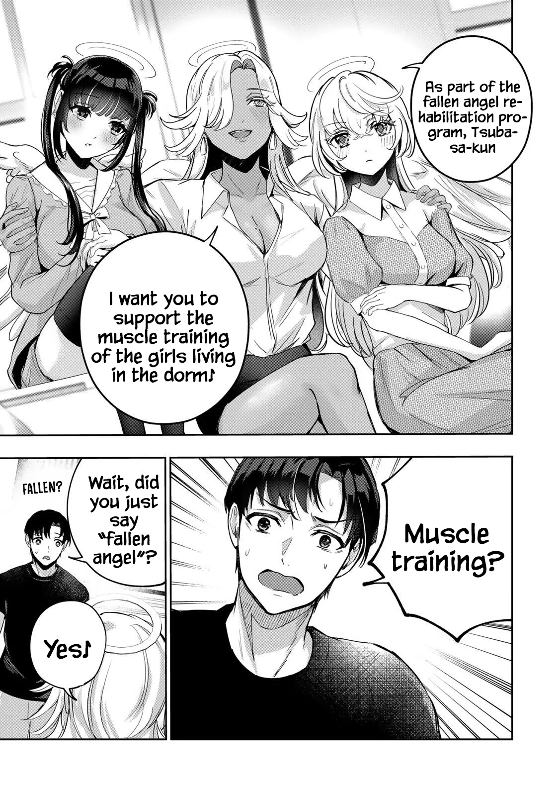 [EN]  Datenshi-chan wa Ganbarenai | The Fallen Angel Girls Can’t Give It Their All [Censored] 01 图片编号 44