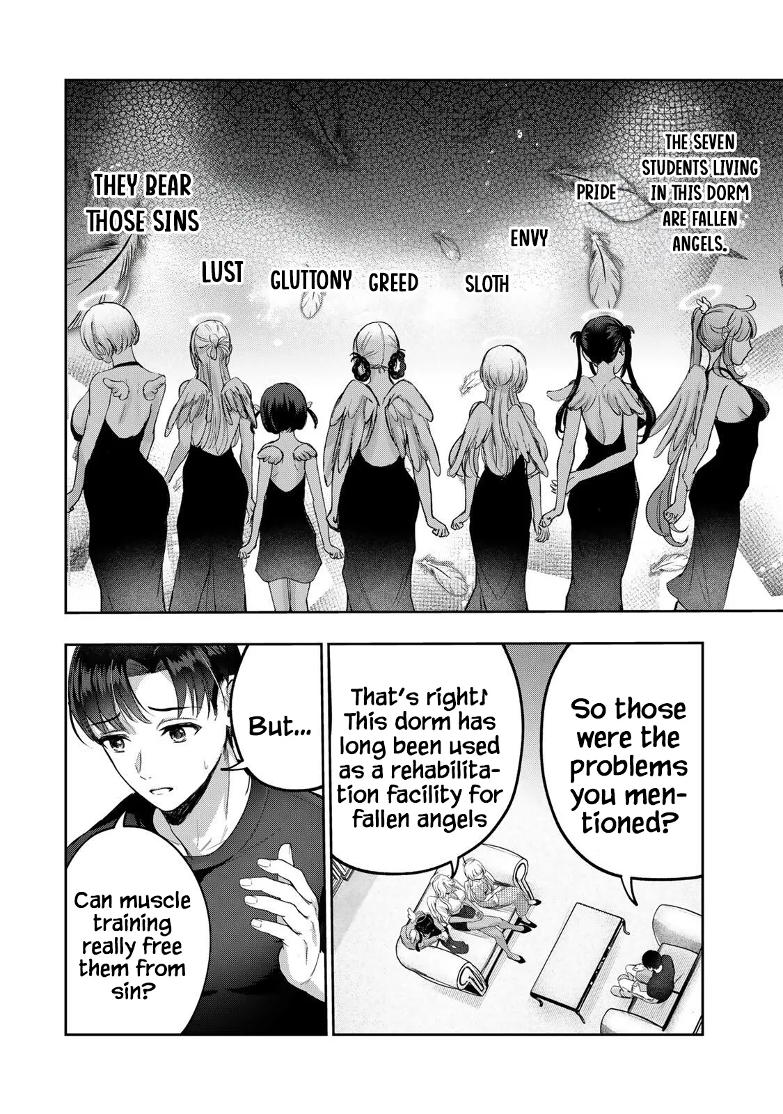 [EN]  Datenshi-chan wa Ganbarenai | The Fallen Angel Girls Can’t Give It Their All [Censored] 01 图片编号 45