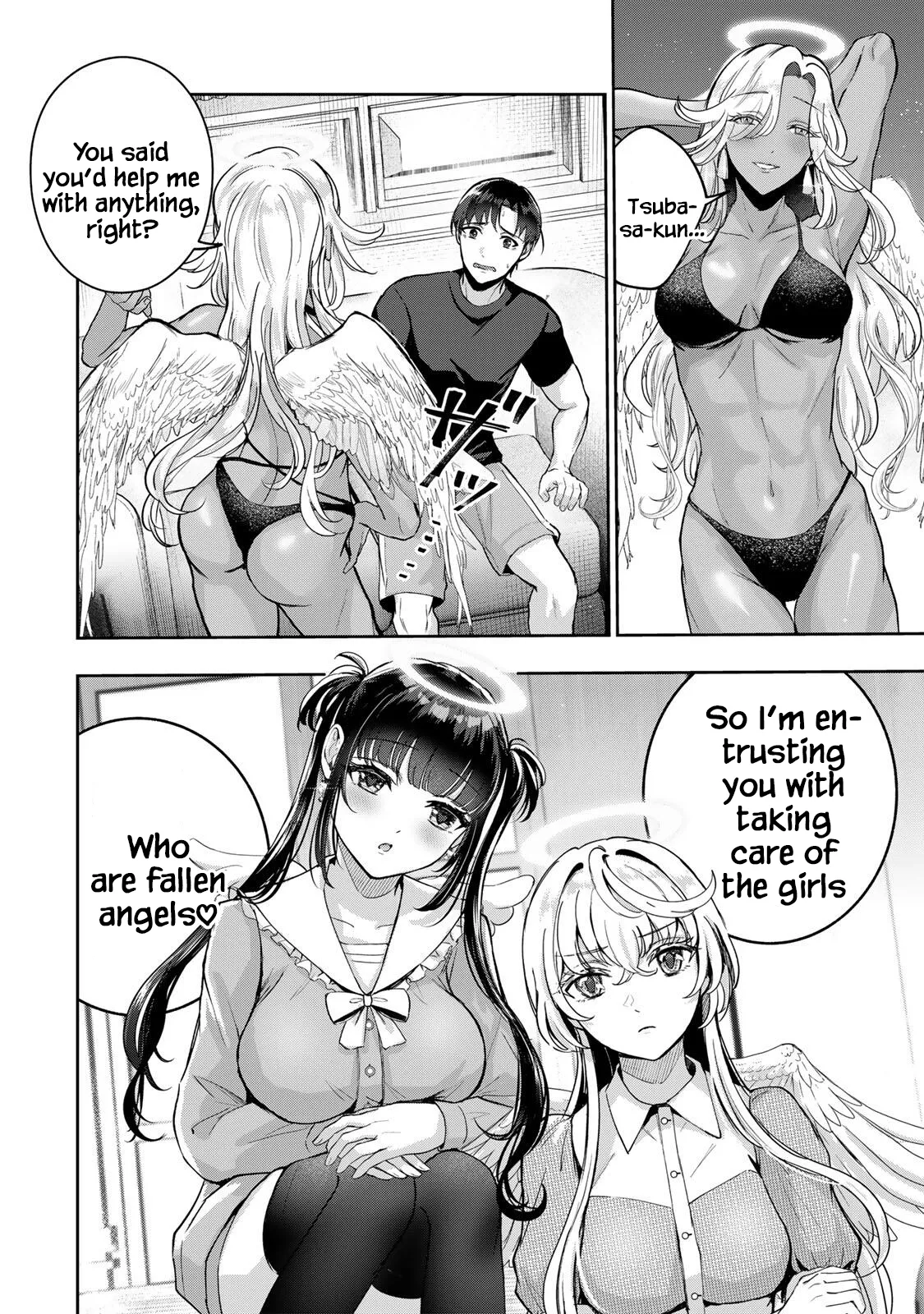 [EN]  Datenshi-chan wa Ganbarenai | The Fallen Angel Girls Can’t Give It Their All [Censored] 01 图片编号 47