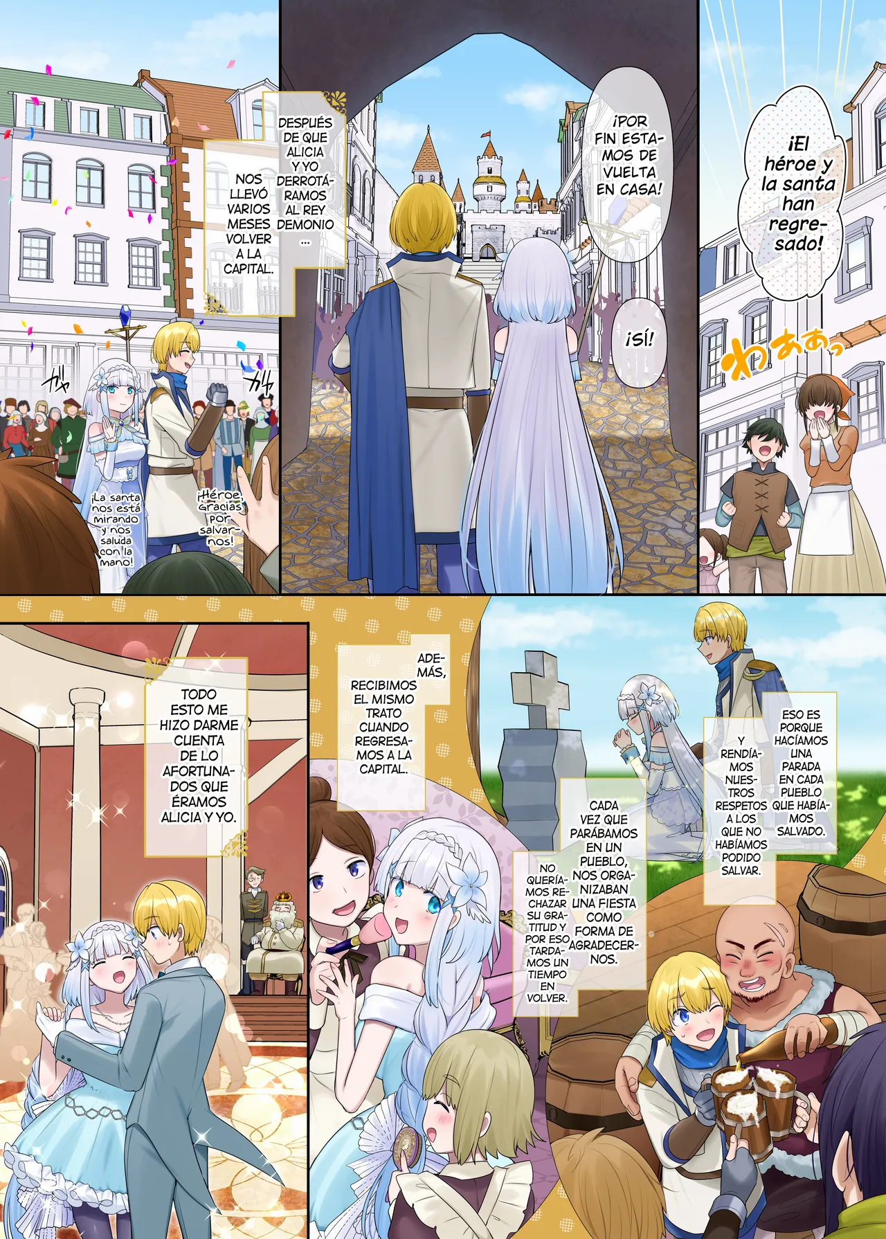 [Nano Trans (Hiiragi Popura)] Maou no Sakuryaku ~Juurin Sareshi Seijo to Yuusha no Tamashii~ [Spanish] [Hellsing Scans] изображение № 5