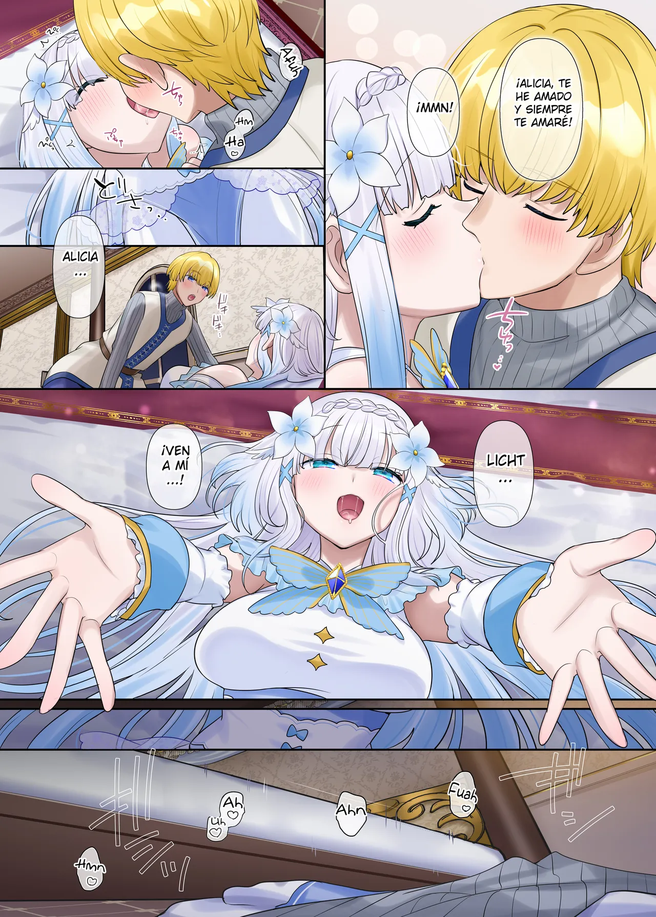 [Nano Trans (Hiiragi Popura)] Maou no Sakuryaku ~Juurin Sareshi Seijo to Yuusha no Tamashii~ [Spanish] [Hellsing Scans] изображение № 8