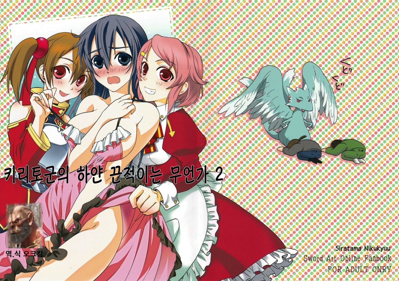 (SC65) [Shiratama Nikukyu] Kirito-kun no Shiroku Betatsuku nani ka 2 | 키리토군의 하얀 끈적이는 무언가 2 (Sword Art Online) [Korean] [오크킹] imagen número 1