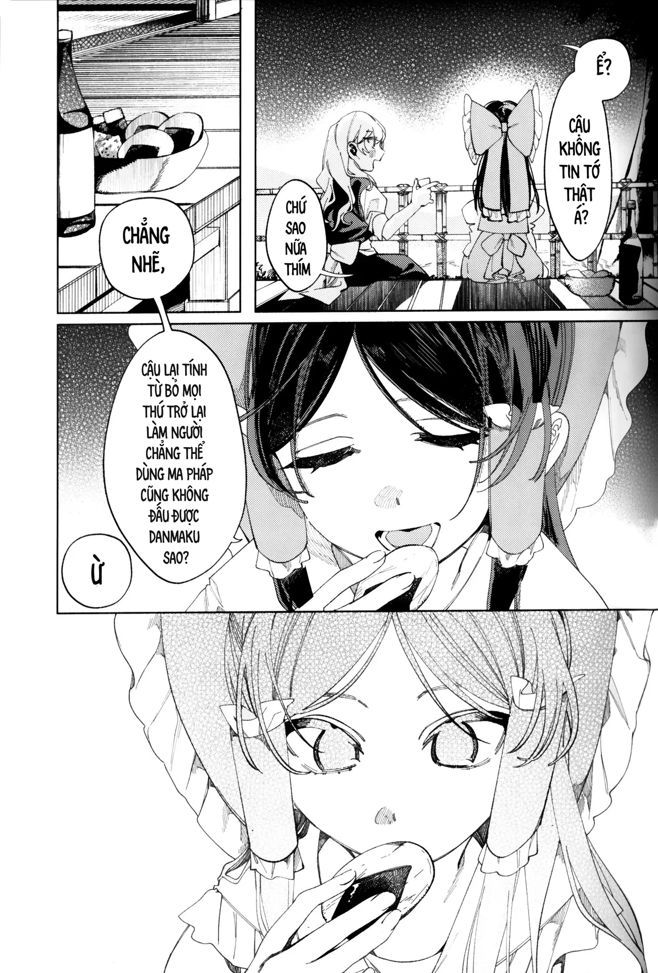 (Kouroumu 11) [Mochi Mochi Tama Roll. (Shichimi)] Shoujo no Owari no Gensoukyou   少女终结的幻想乡 (Touhou Project) [Vietnamese] [Bản dịch do AkiHide] image number 3