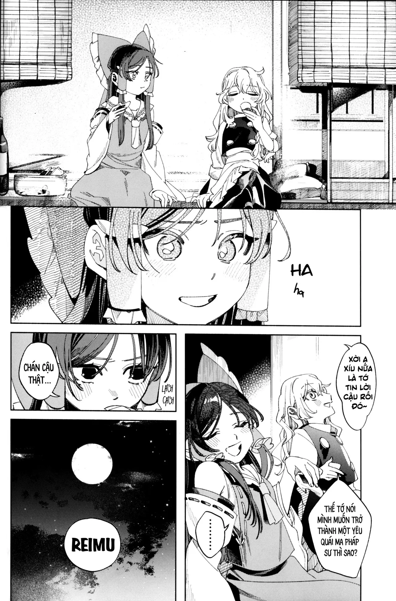 (Kouroumu 11) [Mochi Mochi Tama Roll. (Shichimi)] Shoujo no Owari no Gensoukyou   少女终结的幻想乡 (Touhou Project) [Vietnamese] [Bản dịch do AkiHide] image number 4