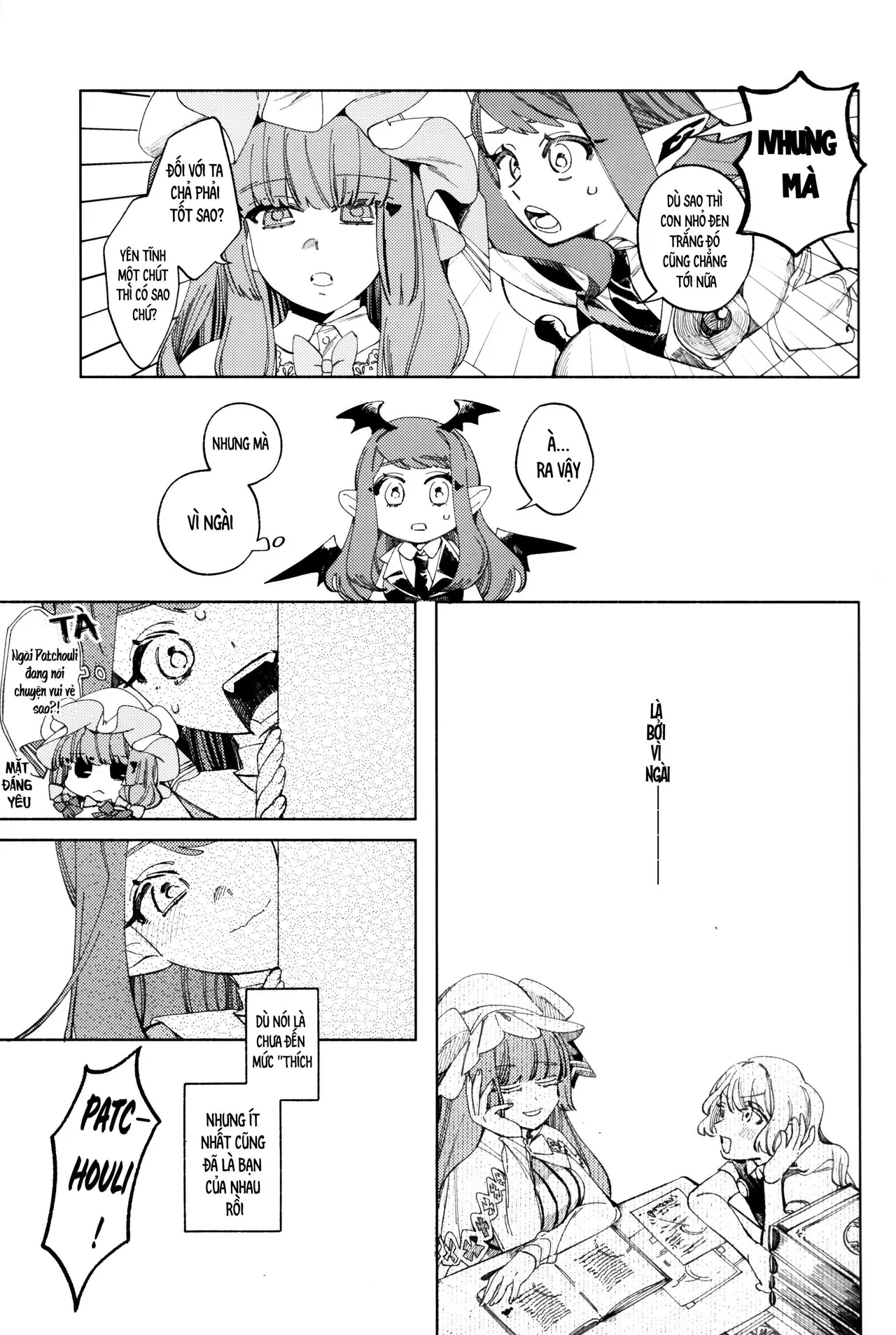 (Kouroumu 11) [Mochi Mochi Tama Roll. (Shichimi)] Shoujo no Owari no Gensoukyou   少女终结的幻想乡 (Touhou Project) [Vietnamese] [Bản dịch do AkiHide] image number 9