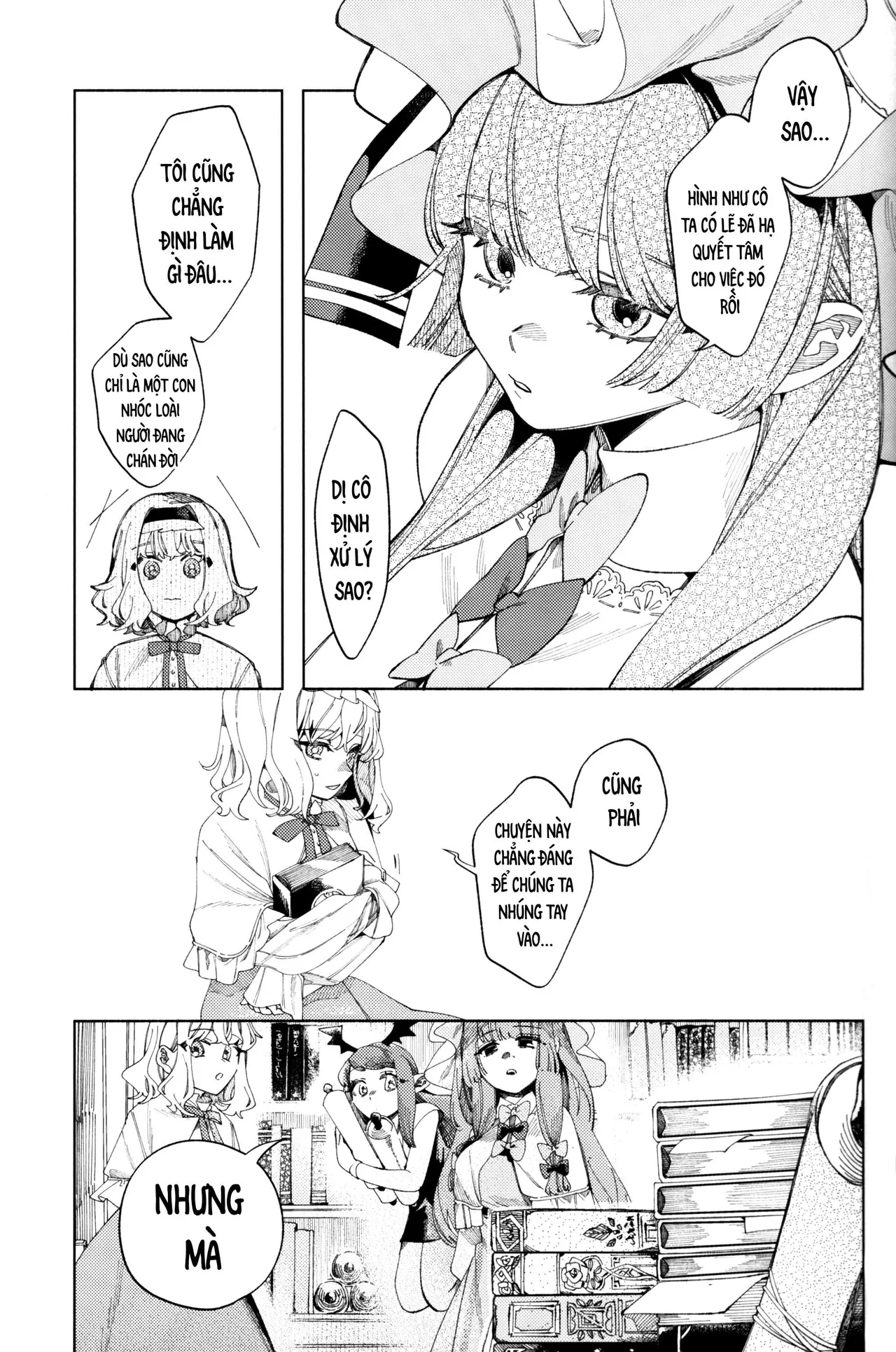 (Kouroumu 11) [Mochi Mochi Tama Roll. (Shichimi)] Shoujo no Owari no Gensoukyou   少女终结的幻想乡 (Touhou Project) [Vietnamese] [Bản dịch do AkiHide] image number 11