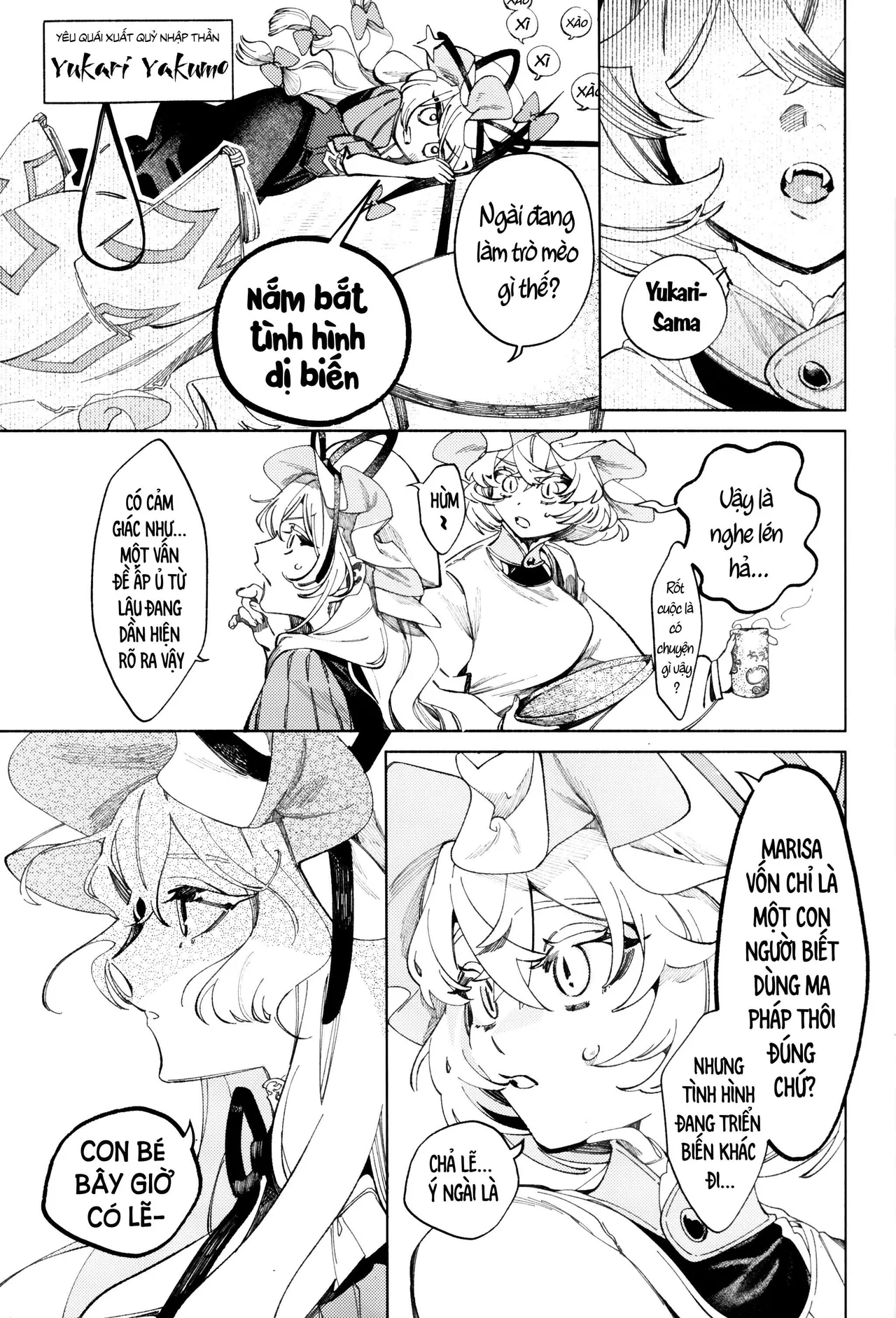 (Kouroumu 11) [Mochi Mochi Tama Roll. (Shichimi)] Shoujo no Owari no Gensoukyou   少女终结的幻想乡 (Touhou Project) [Vietnamese] [Bản dịch do AkiHide] image number 13