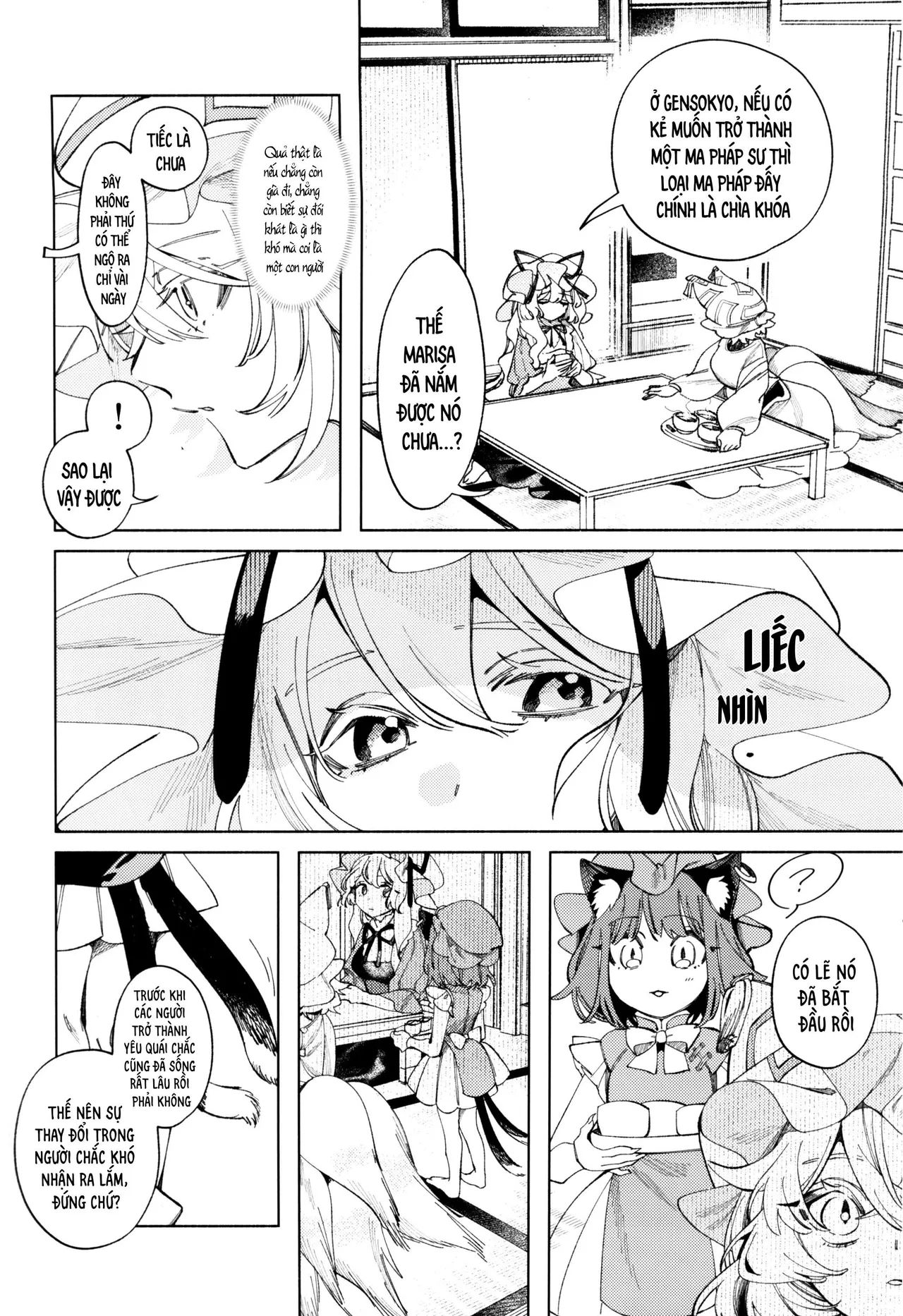 (Kouroumu 11) [Mochi Mochi Tama Roll. (Shichimi)] Shoujo no Owari no Gensoukyou   少女终结的幻想乡 (Touhou Project) [Vietnamese] [Bản dịch do AkiHide] image number 18