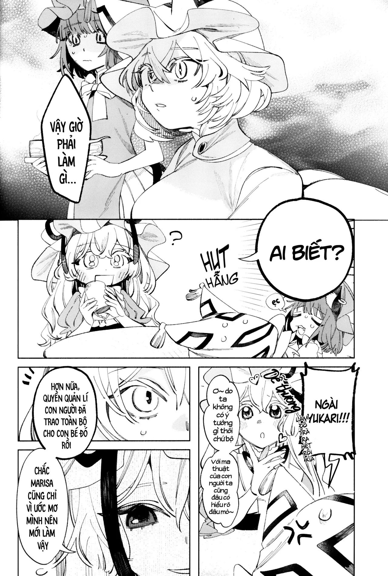 (Kouroumu 11) [Mochi Mochi Tama Roll. (Shichimi)] Shoujo no Owari no Gensoukyou   少女终结的幻想乡 (Touhou Project) [Vietnamese] [Bản dịch do AkiHide] image number 20