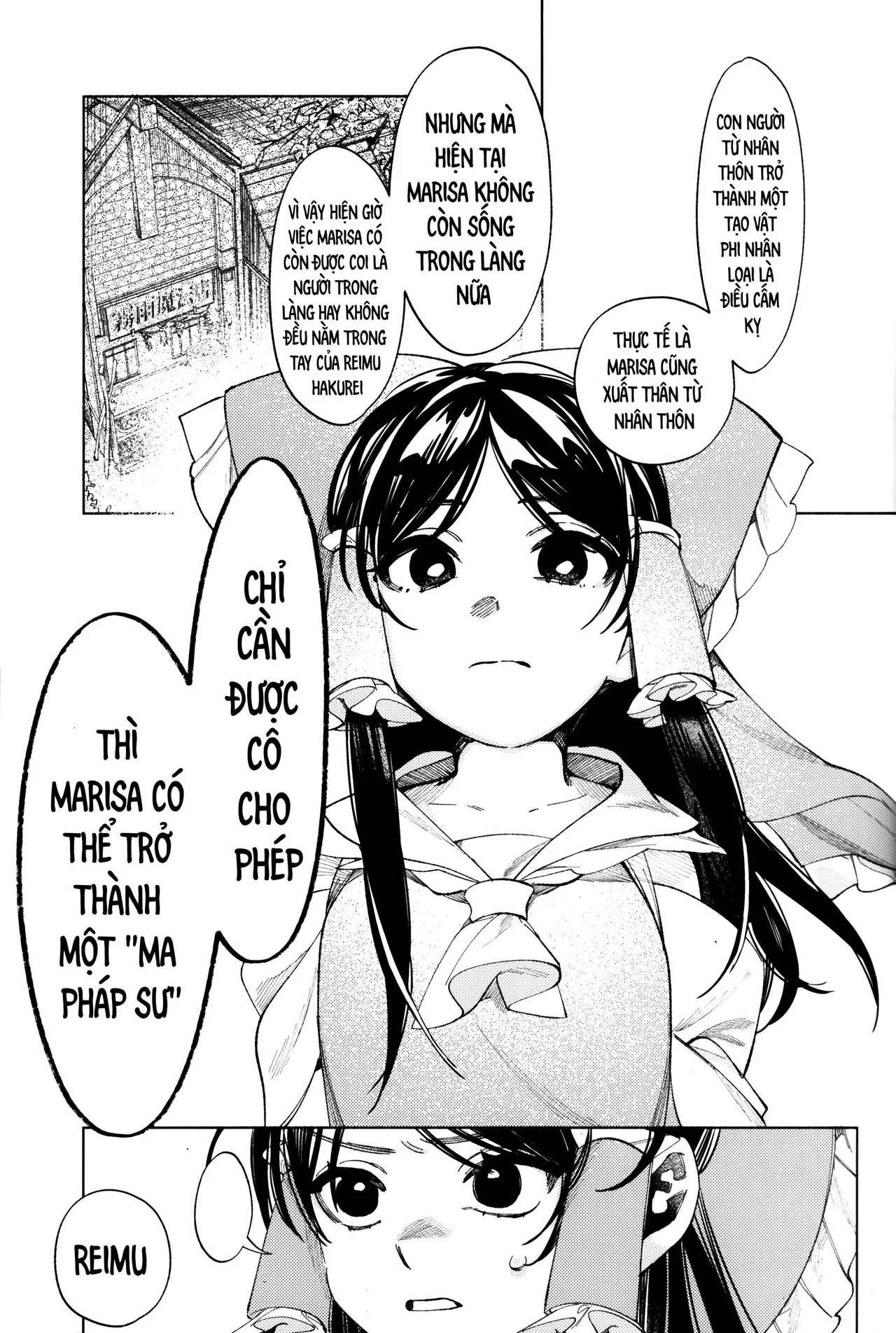 (Kouroumu 11) [Mochi Mochi Tama Roll. (Shichimi)] Shoujo no Owari no Gensoukyou   少女终结的幻想乡 (Touhou Project) [Vietnamese] [Bản dịch do AkiHide] image number 25