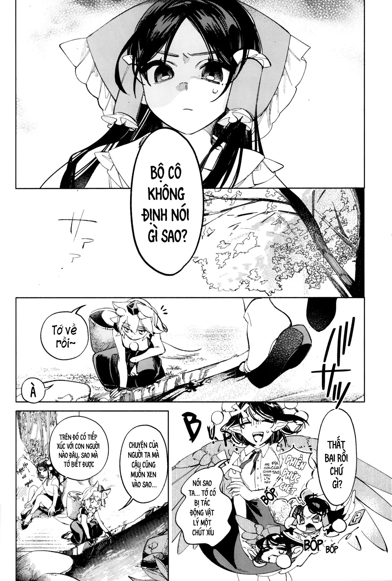 (Kouroumu 11) [Mochi Mochi Tama Roll. (Shichimi)] Shoujo no Owari no Gensoukyou   少女终结的幻想乡 (Touhou Project) [Vietnamese] [Bản dịch do AkiHide] image number 26