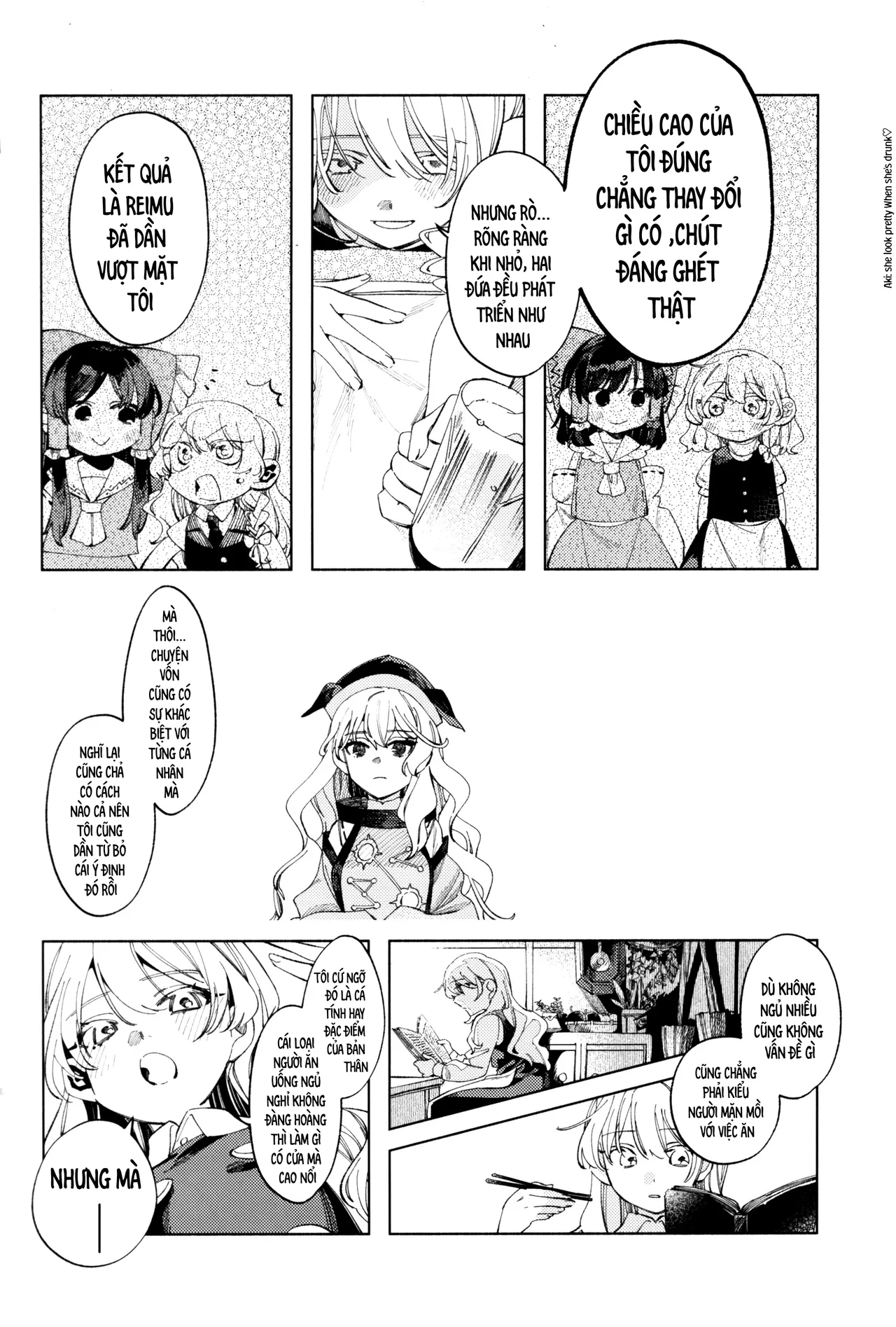 (Kouroumu 11) [Mochi Mochi Tama Roll. (Shichimi)] Shoujo no Owari no Gensoukyou   少女终结的幻想乡 (Touhou Project) [Vietnamese] [Bản dịch do AkiHide] image number 30