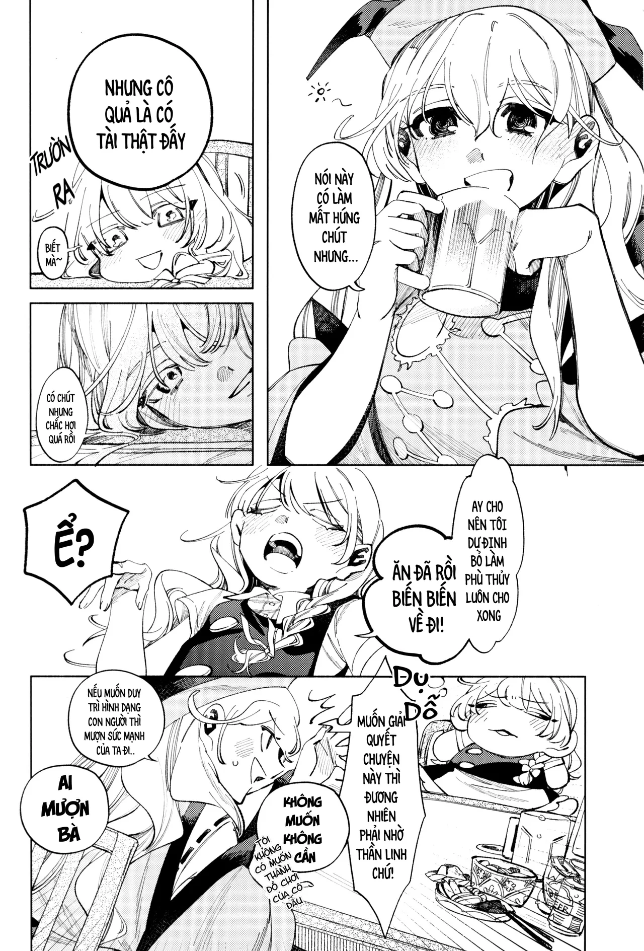 (Kouroumu 11) [Mochi Mochi Tama Roll. (Shichimi)] Shoujo no Owari no Gensoukyou   少女终结的幻想乡 (Touhou Project) [Vietnamese] [Bản dịch do AkiHide] image number 32