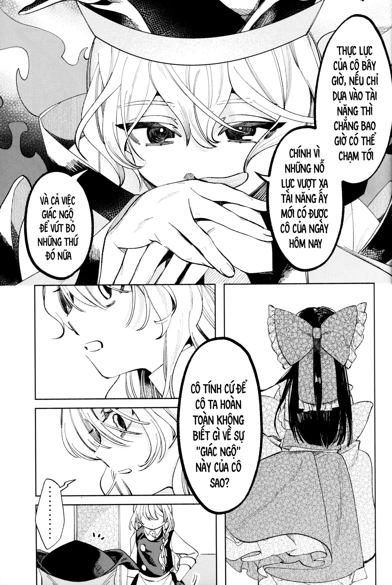 (Kouroumu 11) [Mochi Mochi Tama Roll. (Shichimi)] Shoujo no Owari no Gensoukyou   少女终结的幻想乡 (Touhou Project) [Vietnamese] [Bản dịch do AkiHide] image number 34