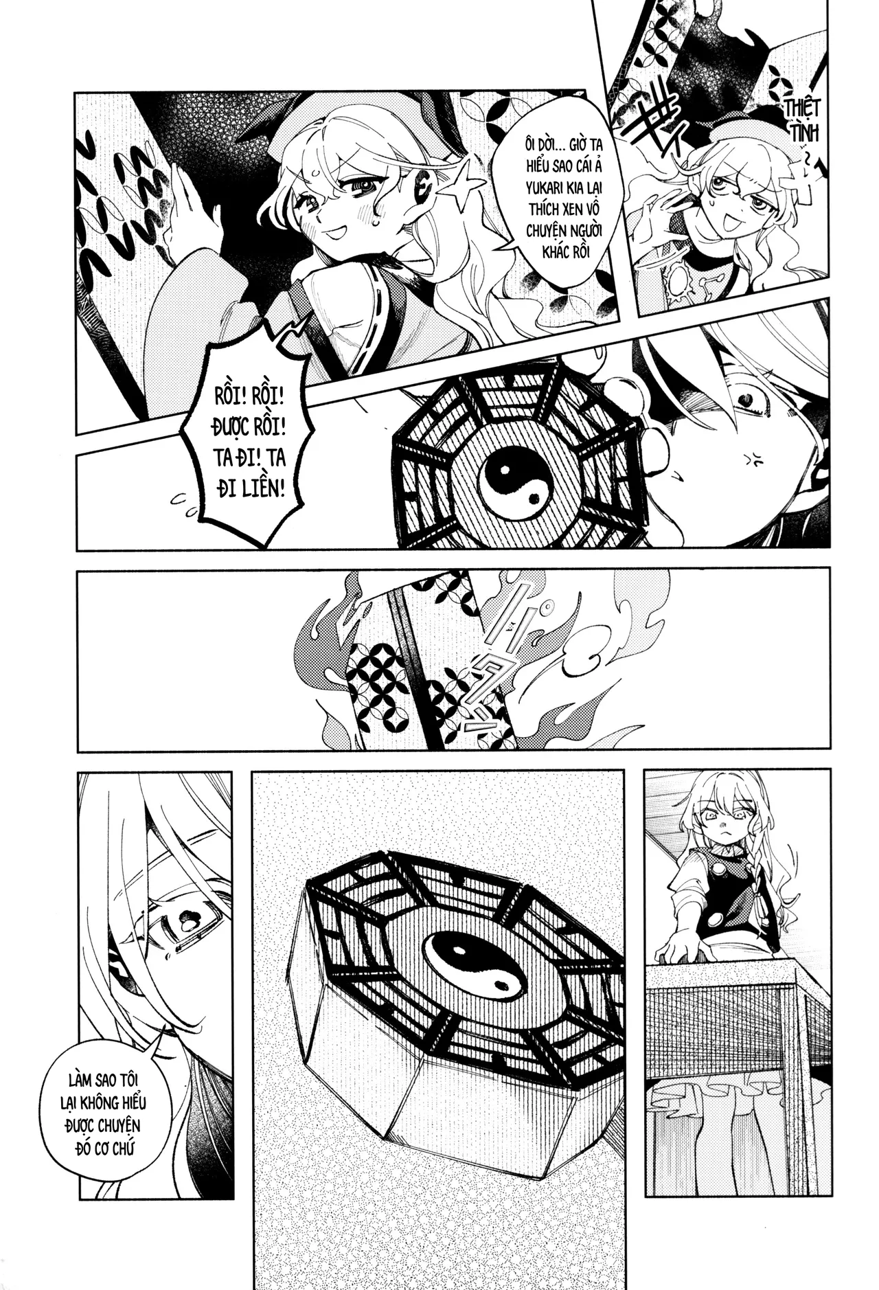 (Kouroumu 11) [Mochi Mochi Tama Roll. (Shichimi)] Shoujo no Owari no Gensoukyou   少女终结的幻想乡 (Touhou Project) [Vietnamese] [Bản dịch do AkiHide] image number 37