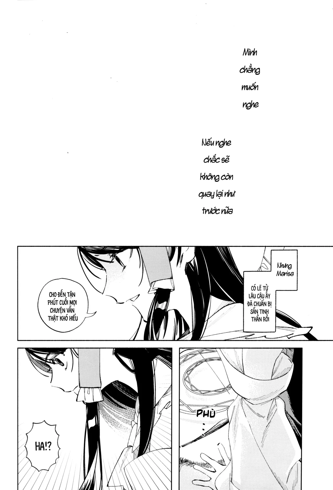 (Kouroumu 11) [Mochi Mochi Tama Roll. (Shichimi)] Shoujo no Owari no Gensoukyou   少女终结的幻想乡 (Touhou Project) [Vietnamese] [Bản dịch do AkiHide] image number 42