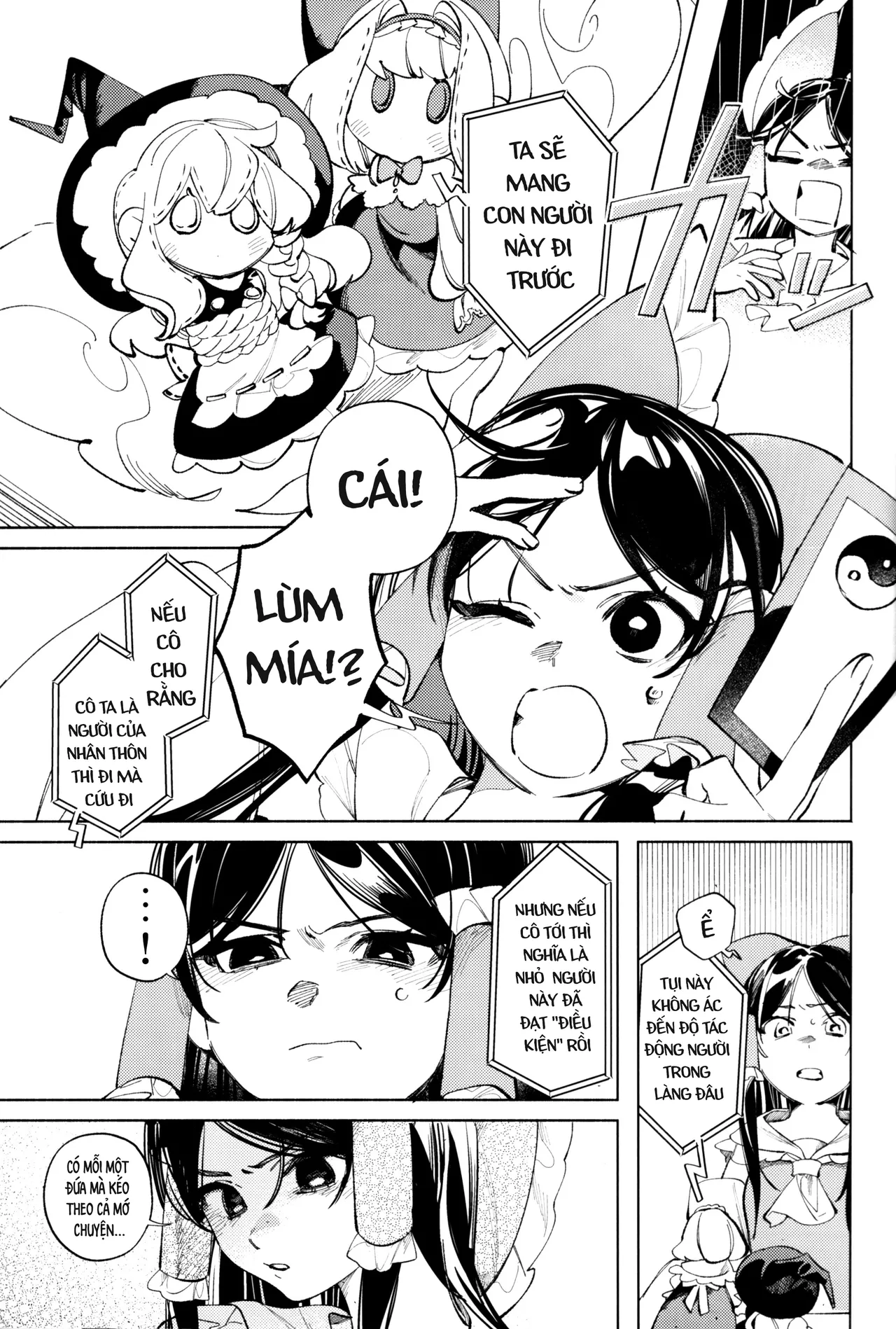 (Kouroumu 11) [Mochi Mochi Tama Roll. (Shichimi)] Shoujo no Owari no Gensoukyou   少女终结的幻想乡 (Touhou Project) [Vietnamese] [Bản dịch do AkiHide] image number 43