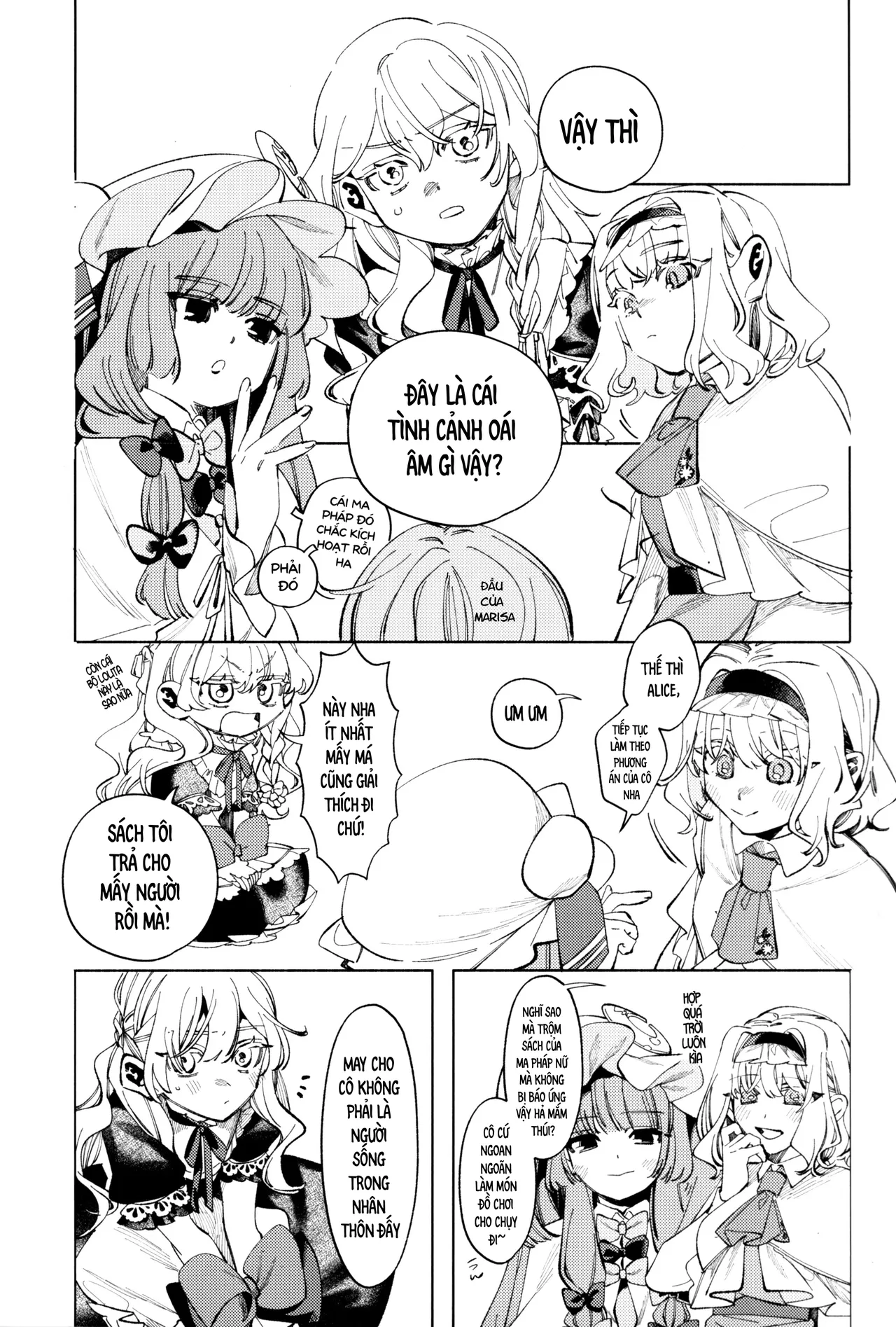 (Kouroumu 11) [Mochi Mochi Tama Roll. (Shichimi)] Shoujo no Owari no Gensoukyou   少女终结的幻想乡 (Touhou Project) [Vietnamese] [Bản dịch do AkiHide] image number 45