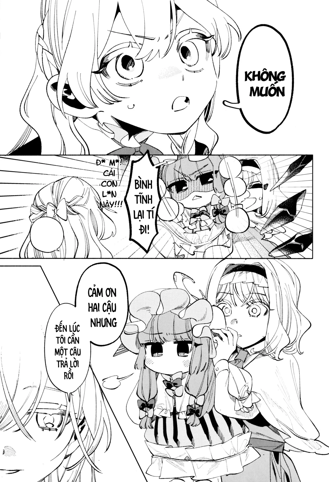 (Kouroumu 11) [Mochi Mochi Tama Roll. (Shichimi)] Shoujo no Owari no Gensoukyou   少女终结的幻想乡 (Touhou Project) [Vietnamese] [Bản dịch do AkiHide] image number 47