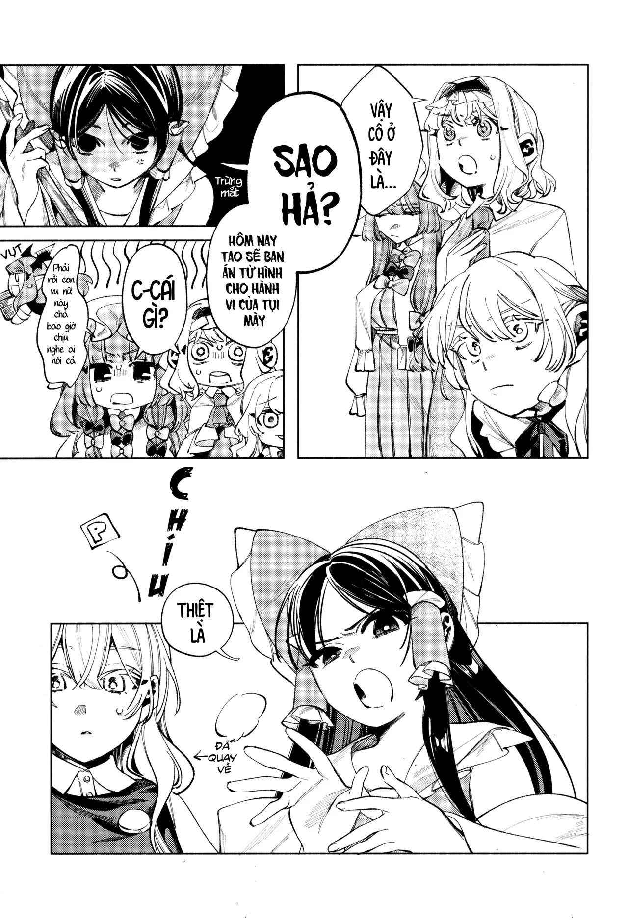 (Kouroumu 11) [Mochi Mochi Tama Roll. (Shichimi)] Shoujo no Owari no Gensoukyou   少女终结的幻想乡 (Touhou Project) [Vietnamese] [Bản dịch do AkiHide] image number 49