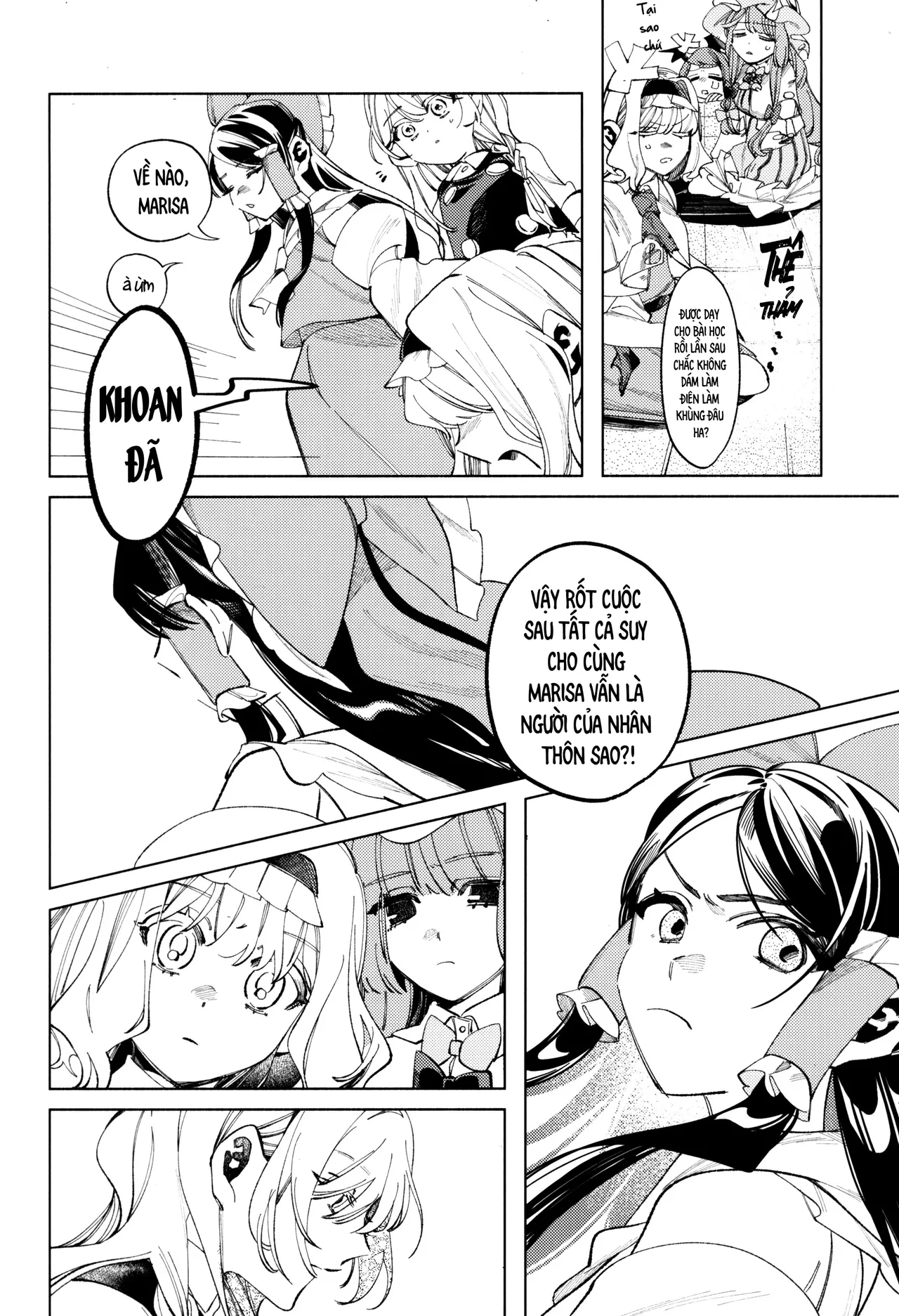 (Kouroumu 11) [Mochi Mochi Tama Roll. (Shichimi)] Shoujo no Owari no Gensoukyou   少女终结的幻想乡 (Touhou Project) [Vietnamese] [Bản dịch do AkiHide] image number 50