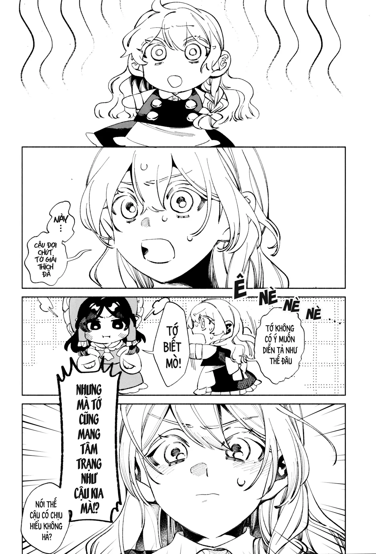 (Kouroumu 11) [Mochi Mochi Tama Roll. (Shichimi)] Shoujo no Owari no Gensoukyou   少女终结的幻想乡 (Touhou Project) [Vietnamese] [Bản dịch do AkiHide] image number 56