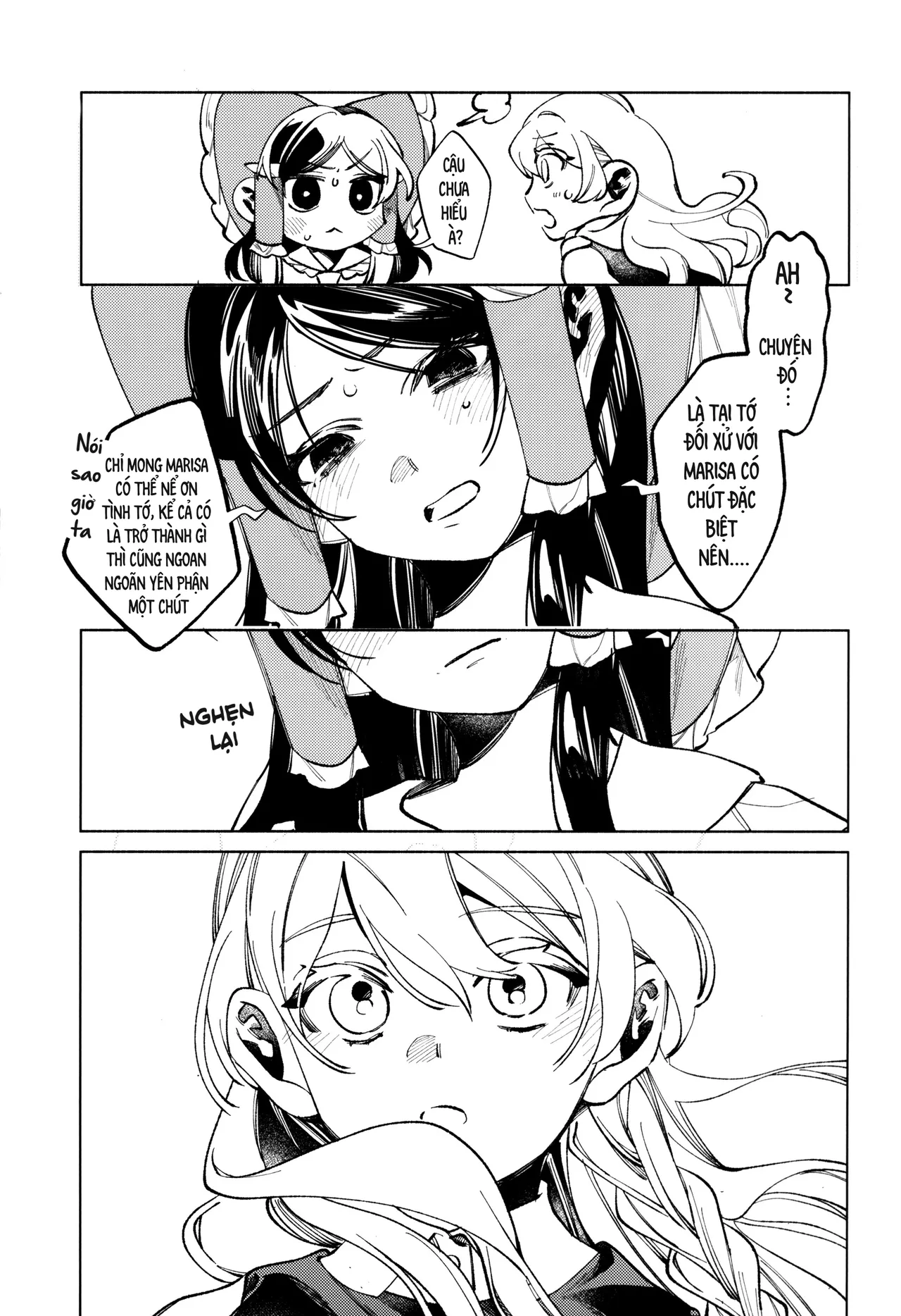 (Kouroumu 11) [Mochi Mochi Tama Roll. (Shichimi)] Shoujo no Owari no Gensoukyou   少女终结的幻想乡 (Touhou Project) [Vietnamese] [Bản dịch do AkiHide] image number 57