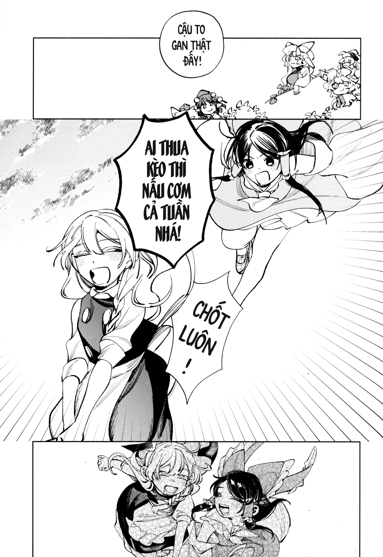 (Kouroumu 11) [Mochi Mochi Tama Roll. (Shichimi)] Shoujo no Owari no Gensoukyou   少女终结的幻想乡 (Touhou Project) [Vietnamese] [Bản dịch do AkiHide] image number 63