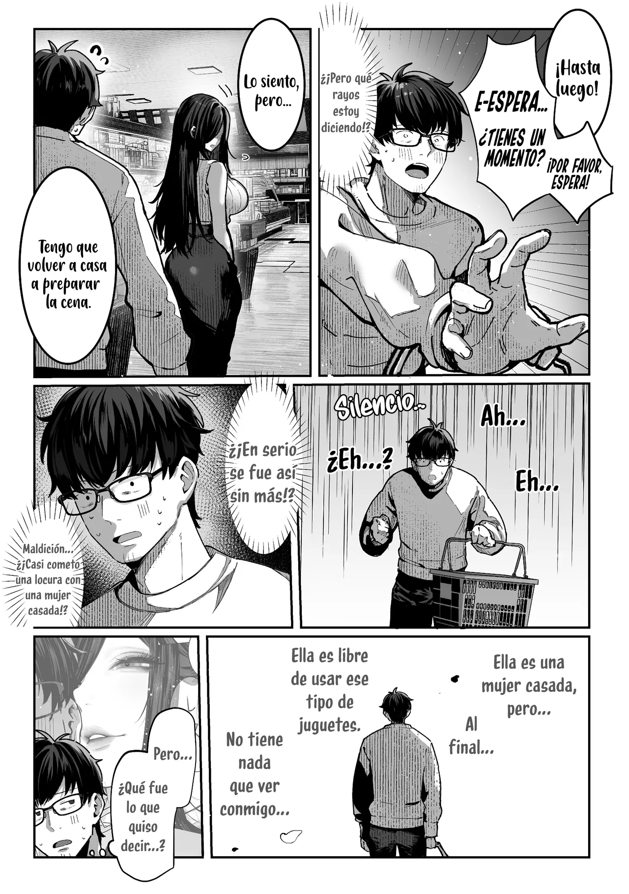 [Pirates Cat] Todoita no wa Hitozuma deshita｜La ama de casa que vino a mi puerta [Spanish] [Kotori Translations] [Decensored] image number 35