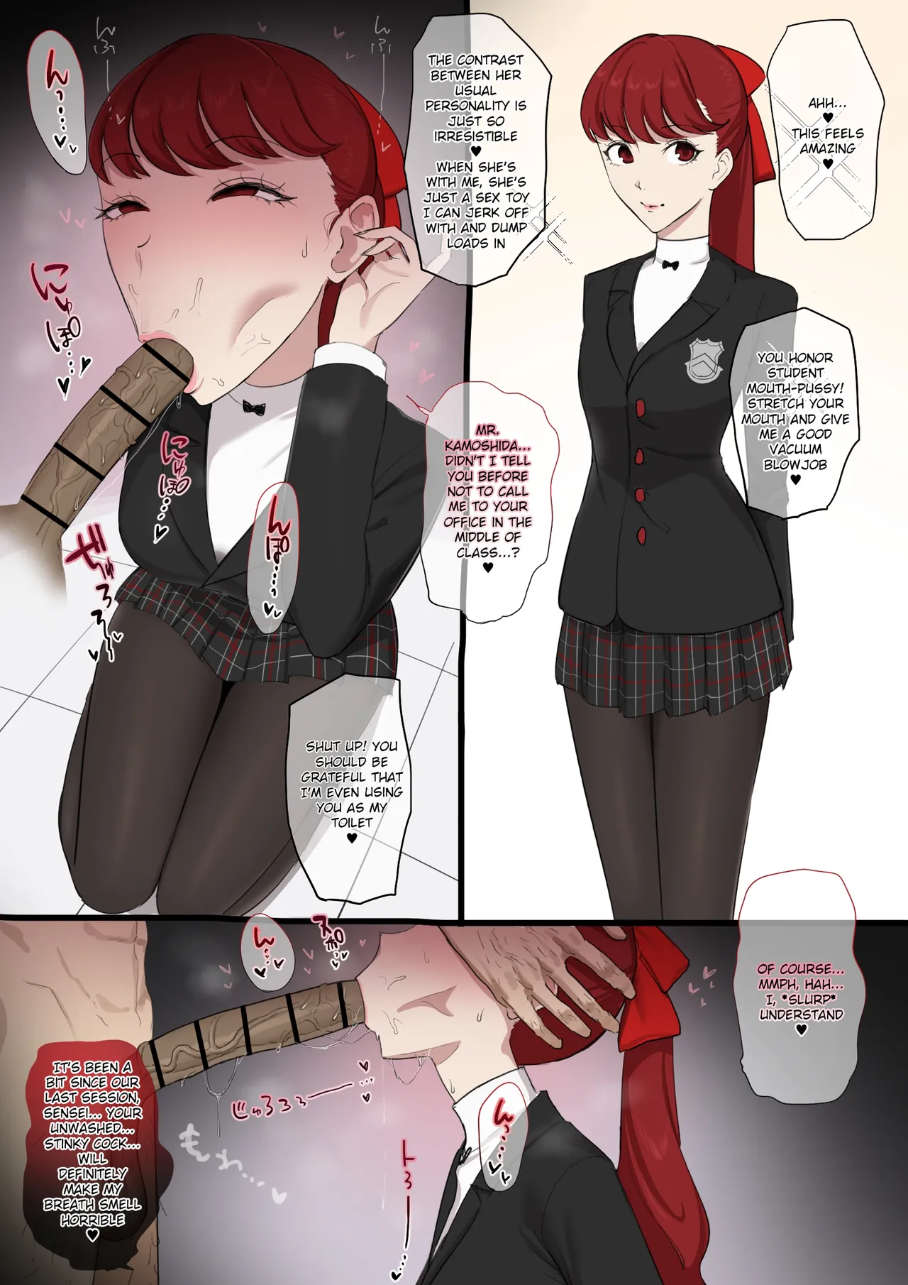 [Giga] Kasumi Yoshizawa x Kamoshida (Persona 5) [English] imagen número 1