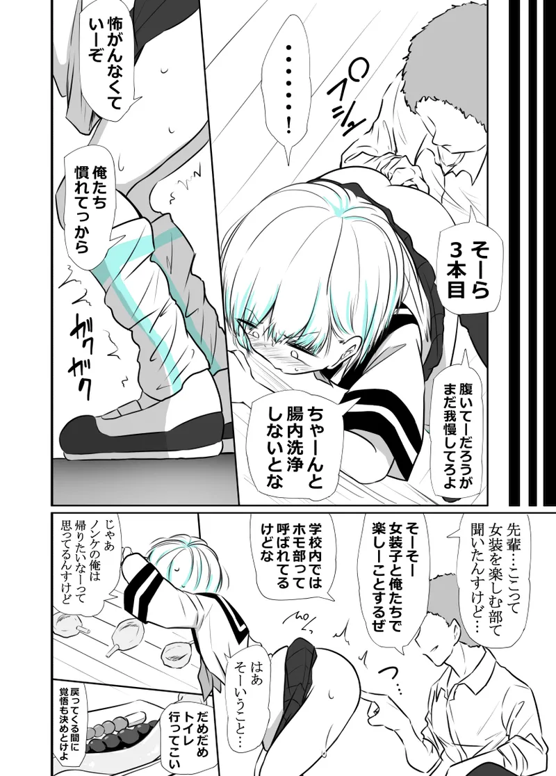 [狐近寺本舗]女装部に入ったらただのホモ部でした。先輩たちに調教されてホモ堕ちしたノンケ女装子。 图片编号 3