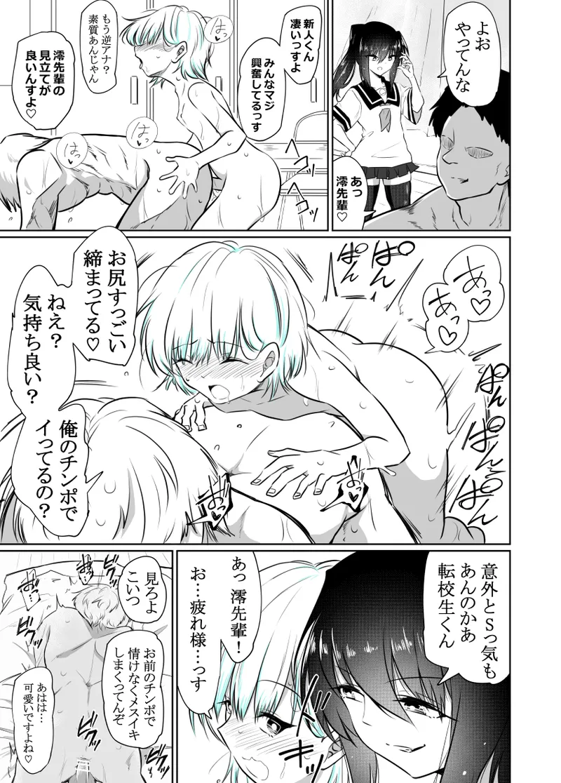 [狐近寺本舗]女装部に入ったらただのホモ部でした。先輩たちに調教されてホモ堕ちしたノンケ女装子。 图片编号 16