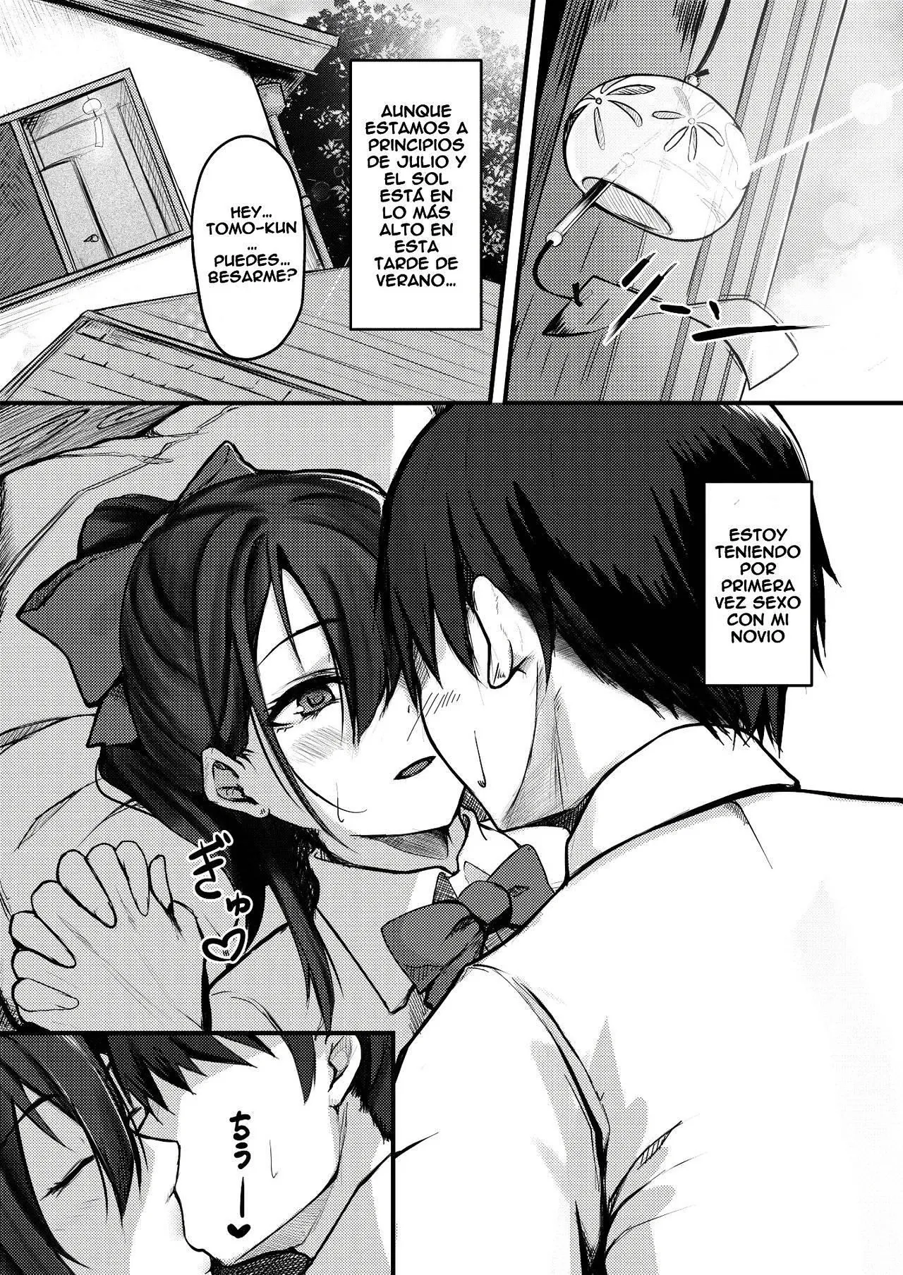 [Yokochichi Lingerie (Do-wa)] Yuujuufudan na Onnanoko ga Doukyuusei ni Netorareru Hanashi｜La Chica Indecisa es Infiel con su Compañero de Clase [Spanish] [Leisure] 画像番号 2