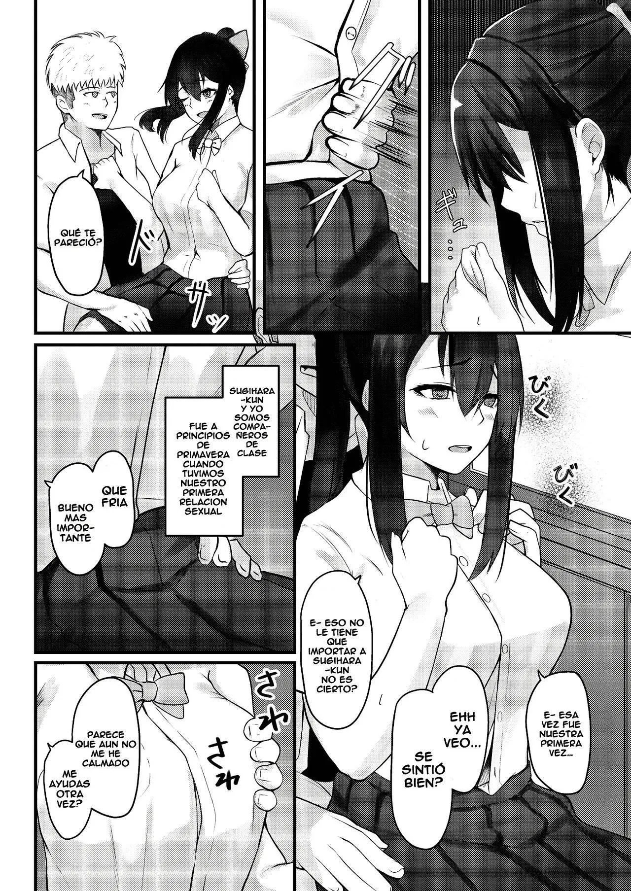 [Yokochichi Lingerie (Do-wa)] Yuujuufudan na Onnanoko ga Doukyuusei ni Netorareru Hanashi｜La Chica Indecisa es Infiel con su Compañero de Clase [Spanish] [Leisure] 画像番号 11
