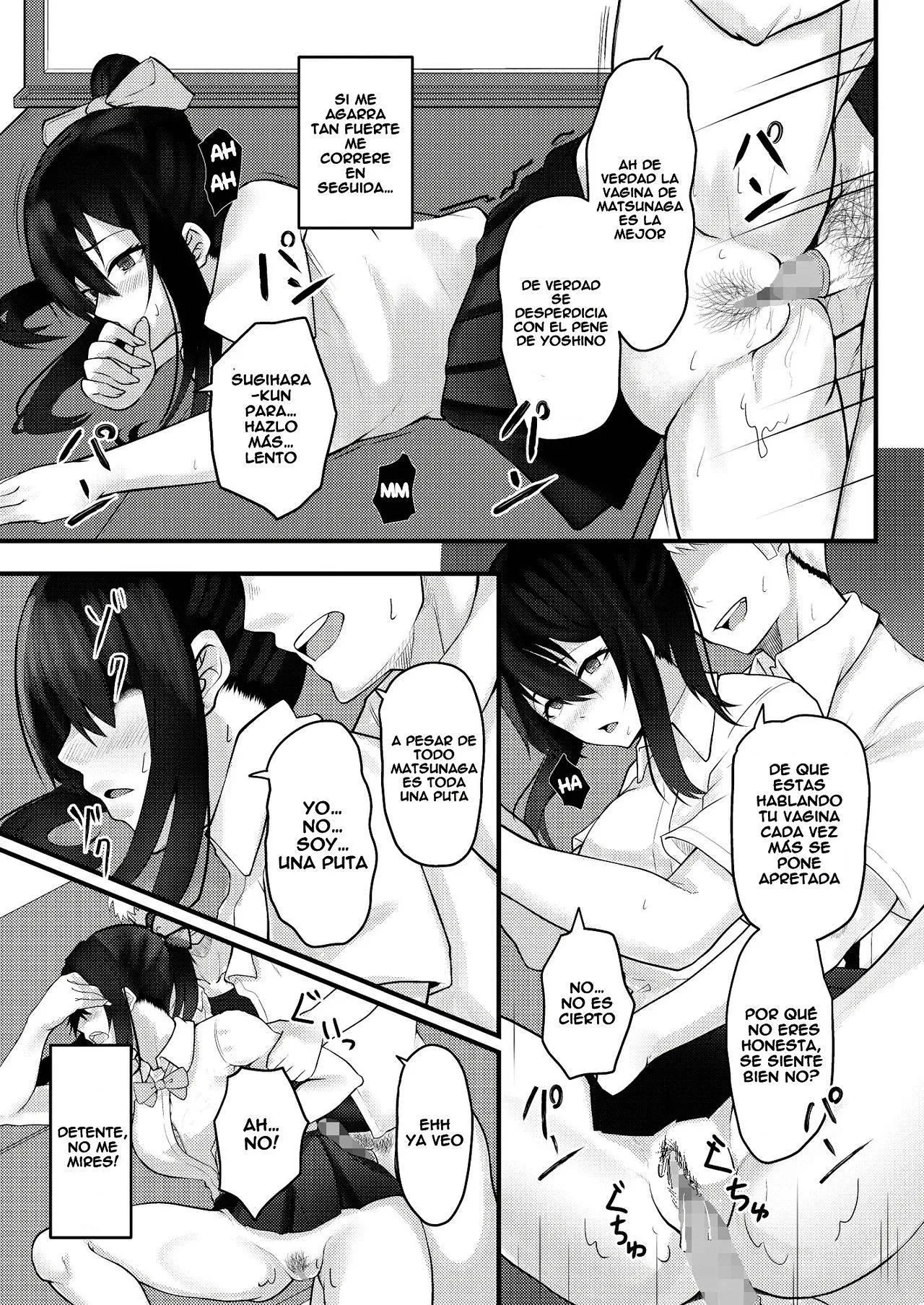 [Yokochichi Lingerie (Do-wa)] Yuujuufudan na Onnanoko ga Doukyuusei ni Netorareru Hanashi｜La Chica Indecisa es Infiel con su Compañero de Clase [Spanish] [Leisure] 画像番号 14