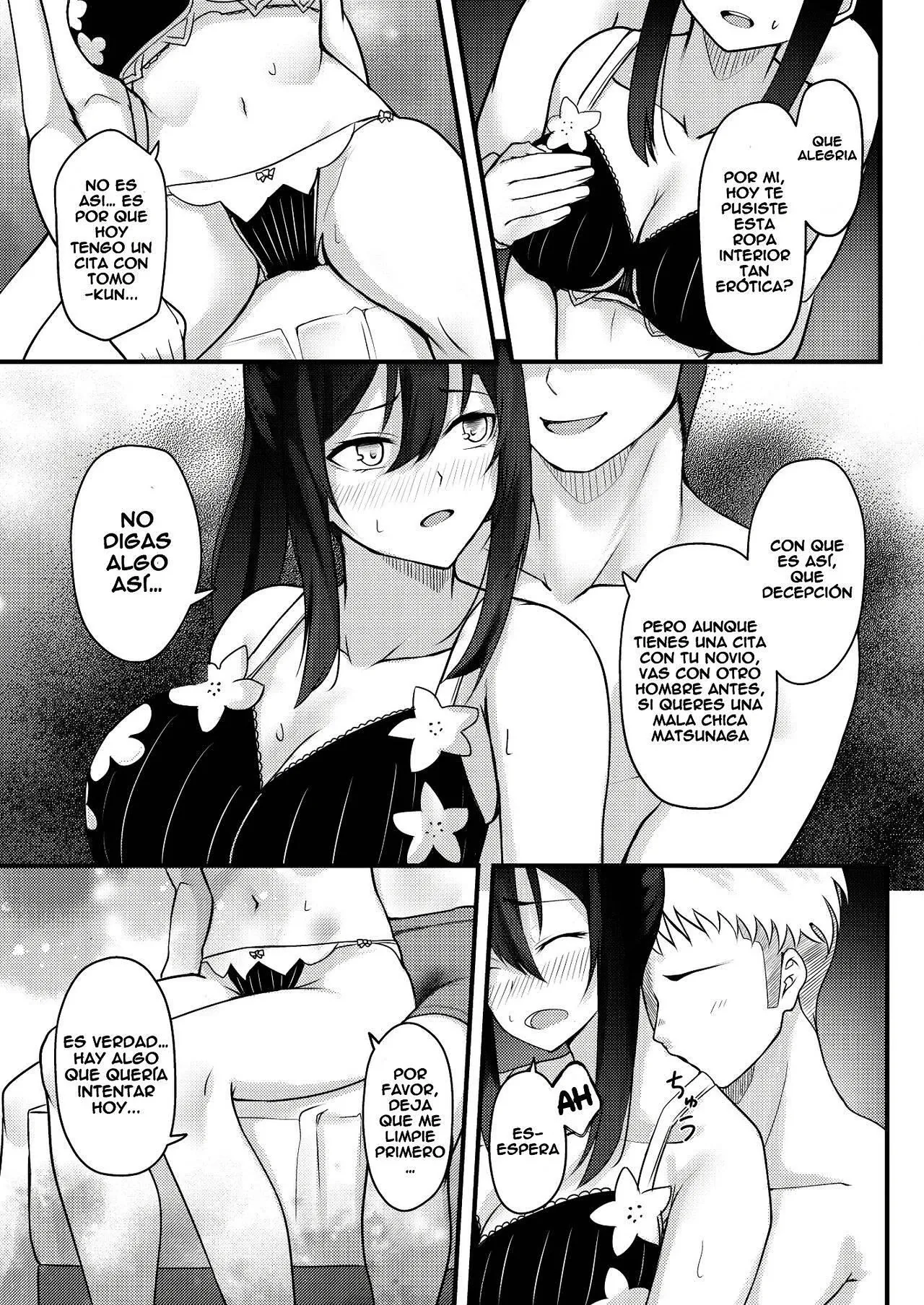 [Yokochichi Lingerie (Do-wa)] Yuujuufudan na Onnanoko ga Doukyuusei ni Netorareru Hanashi｜La Chica Indecisa es Infiel con su Compañero de Clase [Spanish] [Leisure] 画像番号 24