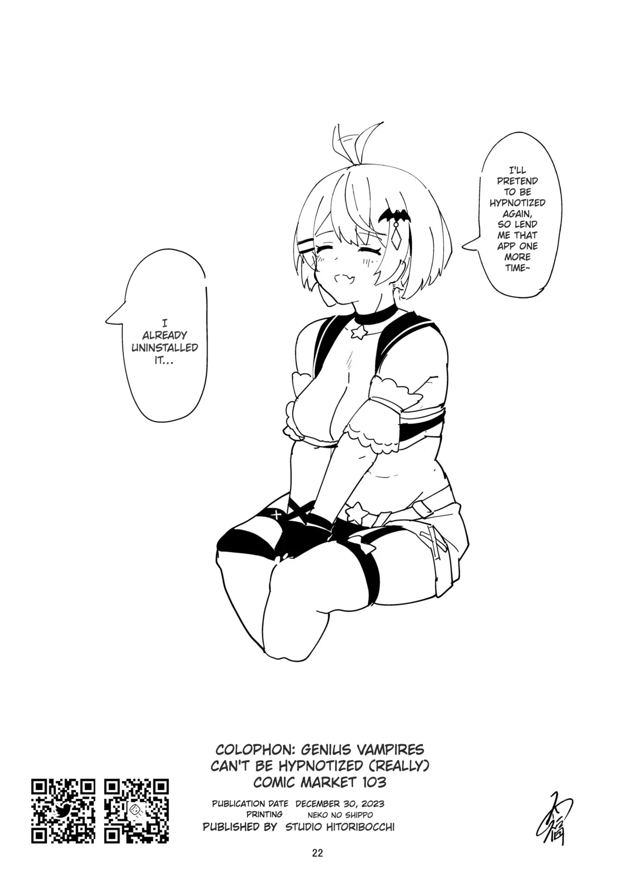 Genius Vampires Don't Fall for Hypnosis [English MTL] 画像番号 21