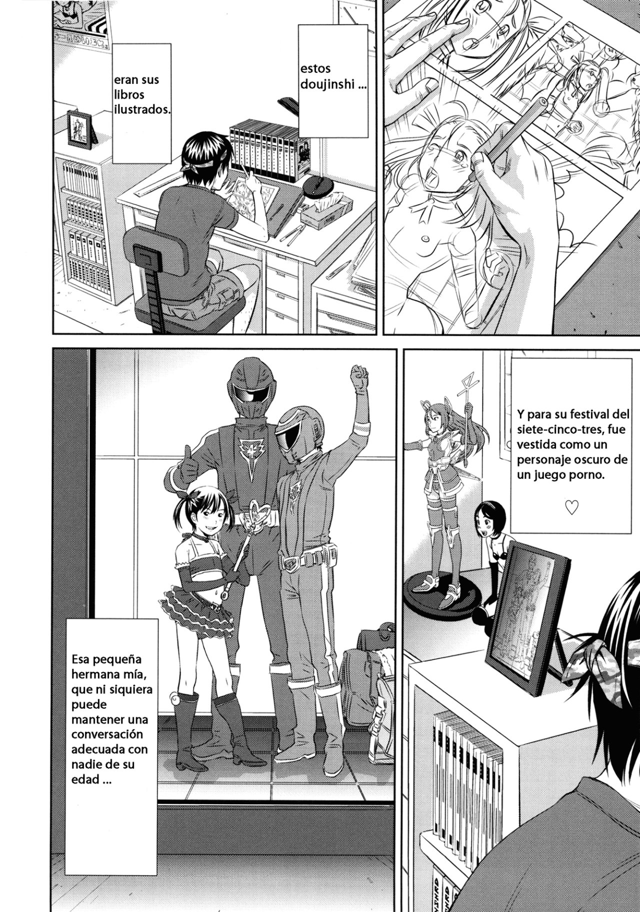 [Salad] Uchi no Imouto | My Little Sister (Show Bitch) [Spanish] [el ganso enojado] imagen número 2