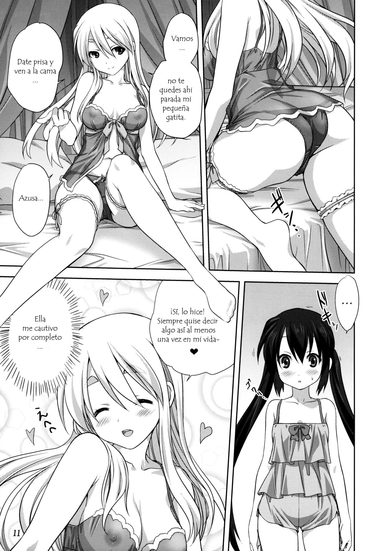 (C82) [Mitarashi Club (Mitarashi Kousei)] Mugi to Azu Kouhen (K-On!) [Spanish] [hoshi no fansub] image number 10