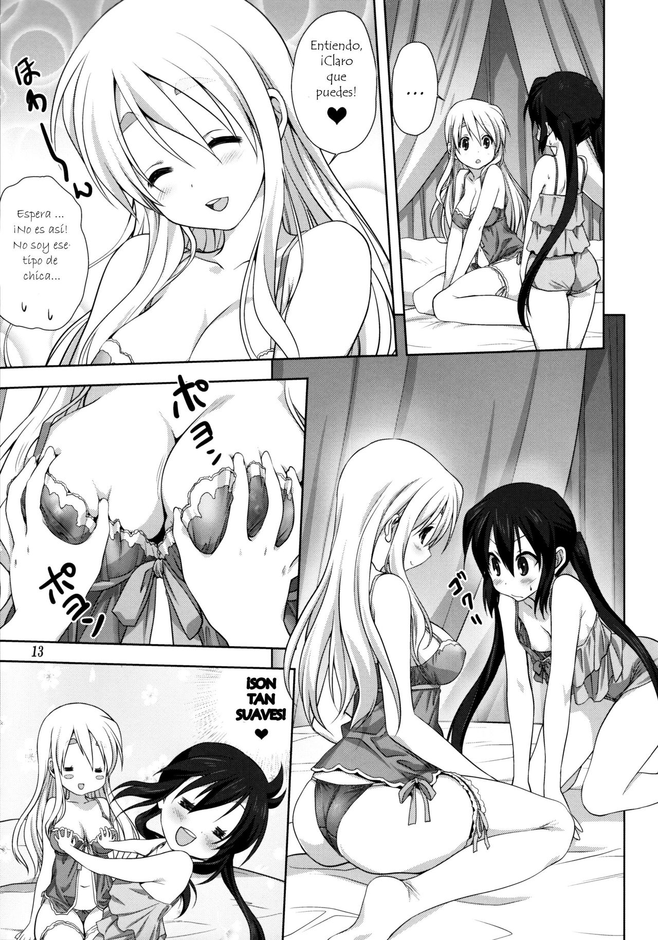 (C82) [Mitarashi Club (Mitarashi Kousei)] Mugi to Azu Kouhen (K-On!) [Spanish] [hoshi no fansub] image number 12