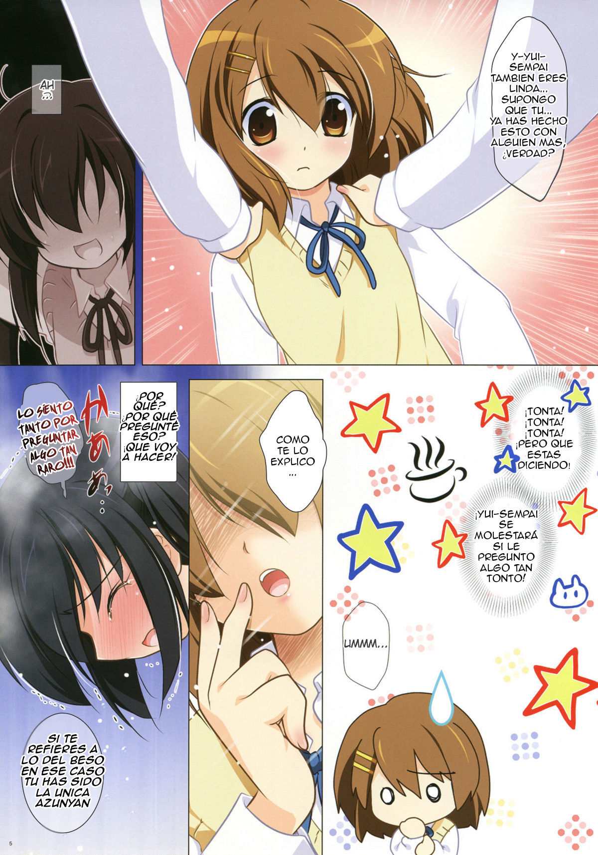 (COMIC1☆5) [Watsukiya (Watsuki Rumi)] COLORS! 10 (K-ON!) [Spanish] [hoshi no fansub] Bildnummer 4