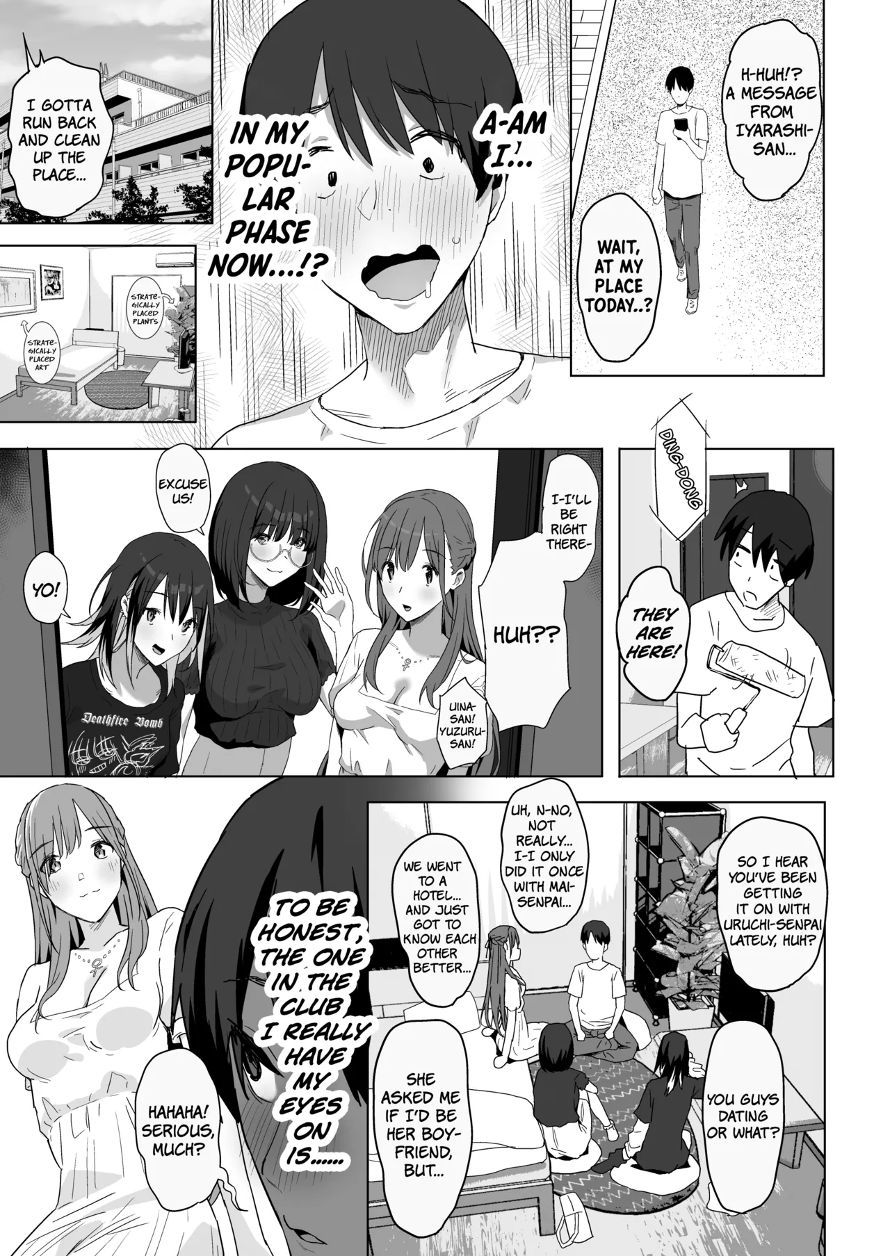 [PuruMetal] YariCir Shingakki ni Boku no Heya wa Minna no Tamariba (Omake Ver.) - Fuck Club: New Term! My Room's A Hangout Spot For Everyone (Bonus Version) [Digital] [English] [The People With No Name] Bildnummer 15