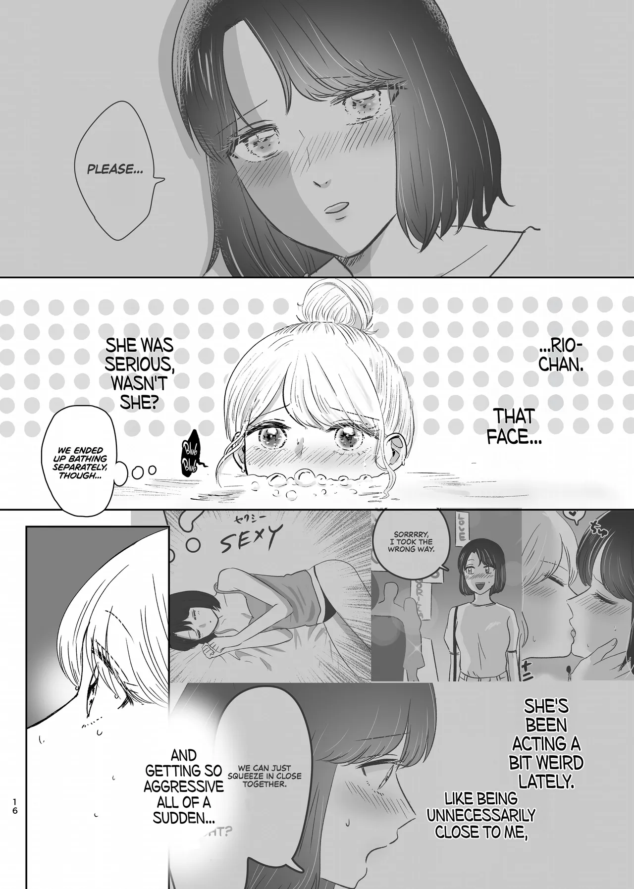 [Sasami Seseri (Sasami Rise)] Hajimete Yuri Ecchi | First Time Yuri Sex [English] [Rirare Translation] изображение № 15