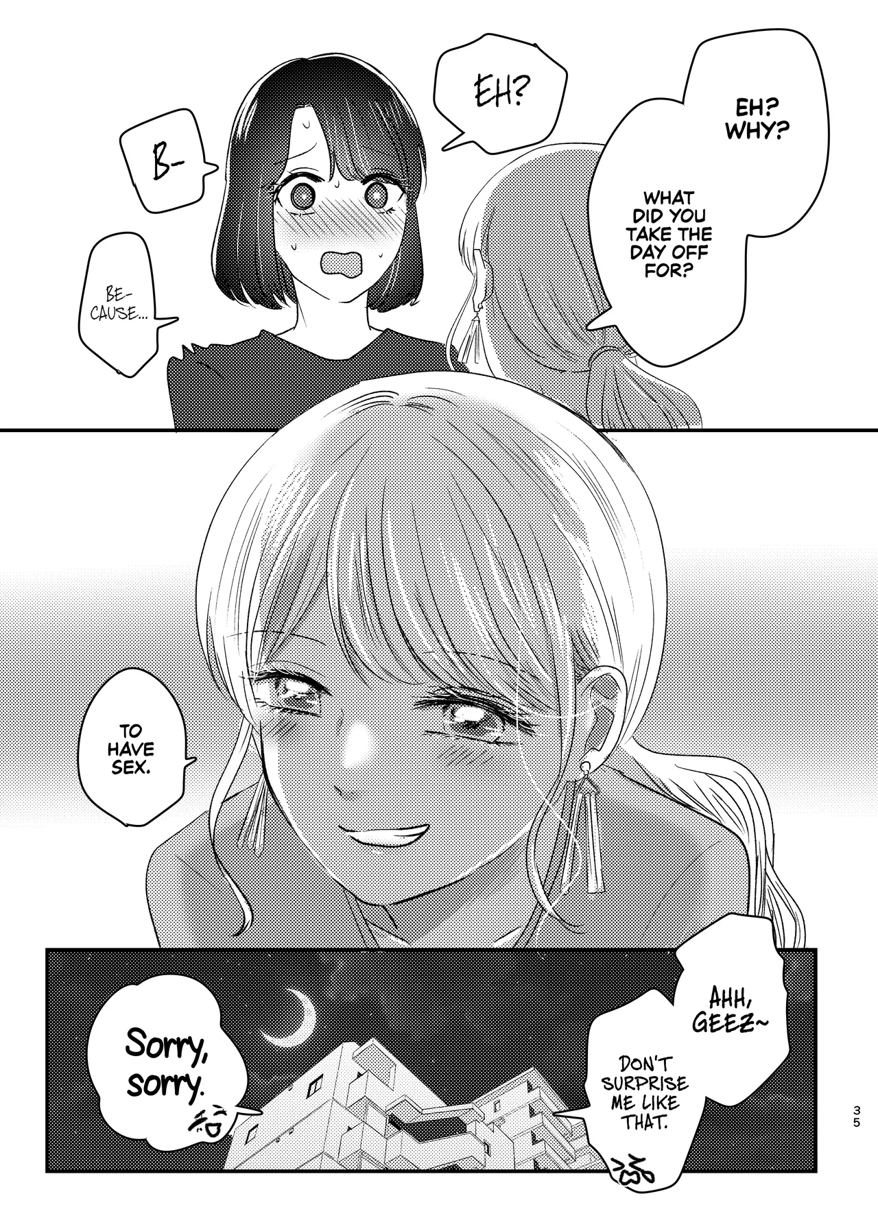 [Sasami Seseri (Sasami Rise)] Hajimete Yuri Ecchi | First Time Yuri Sex [English] [Rirare Translation] изображение № 34