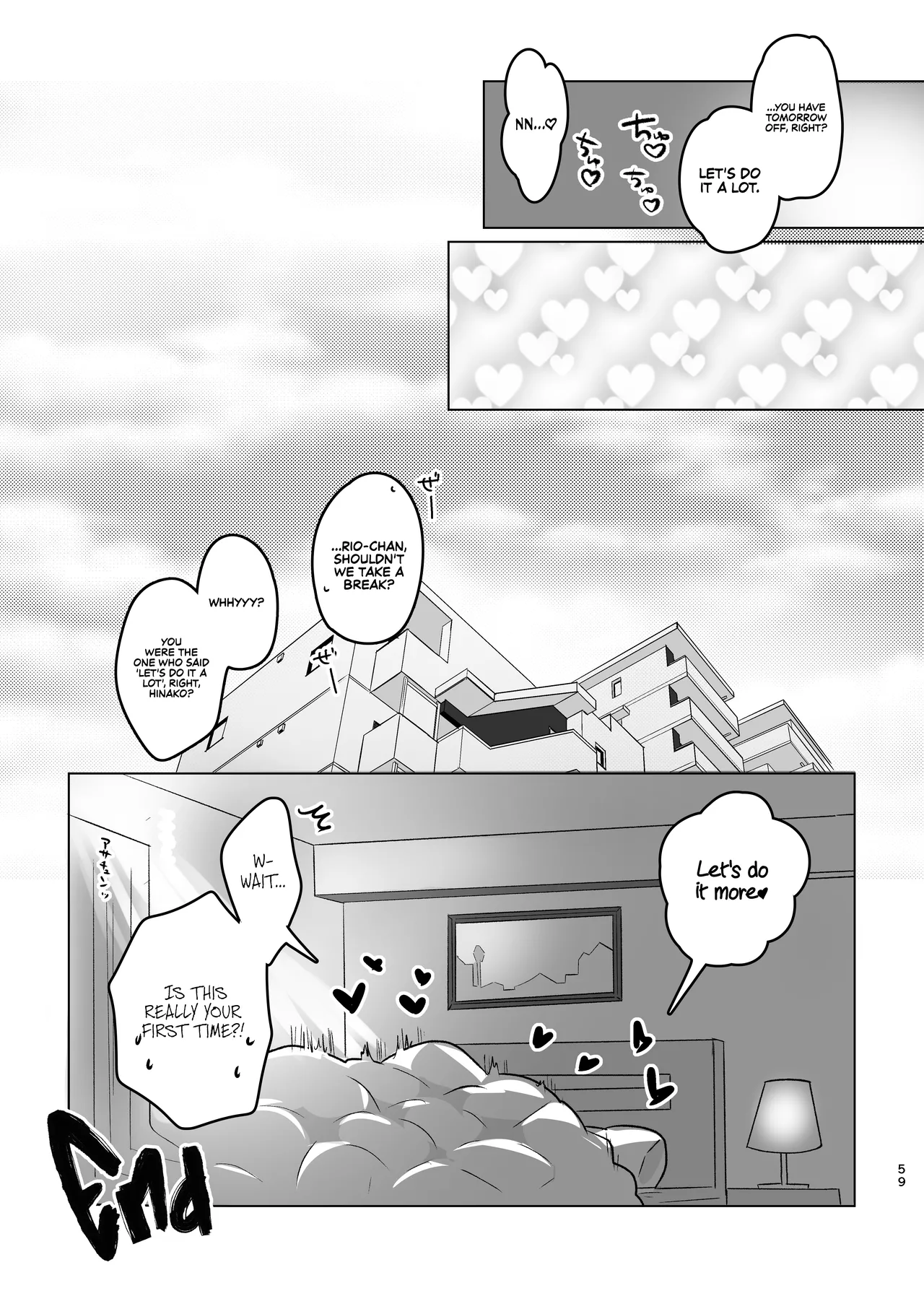 [Sasami Seseri (Sasami Rise)] Hajimete Yuri Ecchi | First Time Yuri Sex [English] [Rirare Translation] изображение № 58