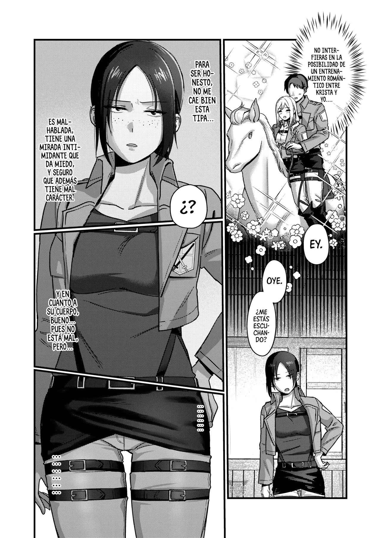 [Natsu no Seikatsu (Piiyoshi, LEXI)] Ymir Suki da Kekkon shite Kure | Me Gustas, Ymir. Cásate conmigo. (Shingeki no Kyojin) [Digital] [Spanish] [Mister Nugget] image number 8