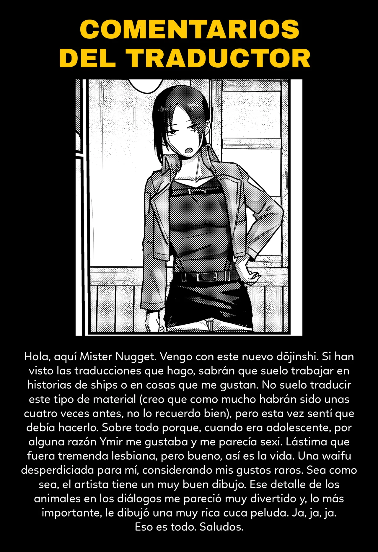 [Natsu no Seikatsu (Piiyoshi, LEXI)] Ymir Suki da Kekkon shite Kure | Me Gustas, Ymir. Cásate conmigo. (Shingeki no Kyojin) [Digital] [Spanish] [Mister Nugget] image number 28