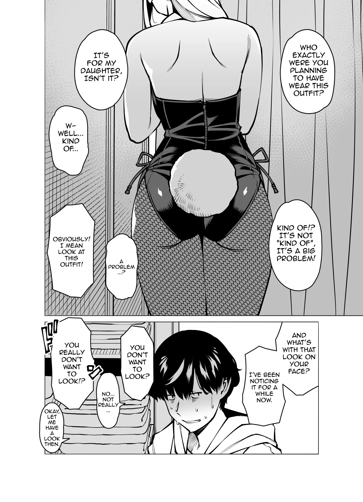 [Ryuuta] Yamazaki Makie (3● years old), Buying Clothes [English][Ebs Shit Scans][Digital] 画像番号 3