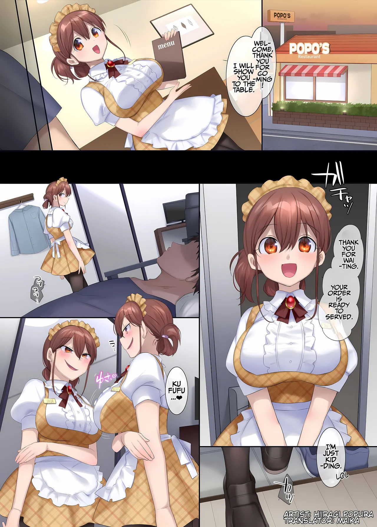 [Hiiragi Popura] Okiniri Waitress o Hyoui de Omochikaeri | Okiniri Waitress o Hyoui de Omochikaeri (TS sakuhin baraethi pakku! nyotai ka＆ hyouietc…＋α) [English] [Maika] 画像番号 1